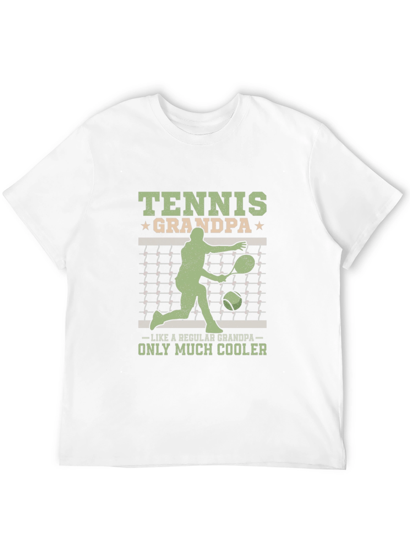 Tennis Grandpa T-Shirt - Cool Grandfather Gift