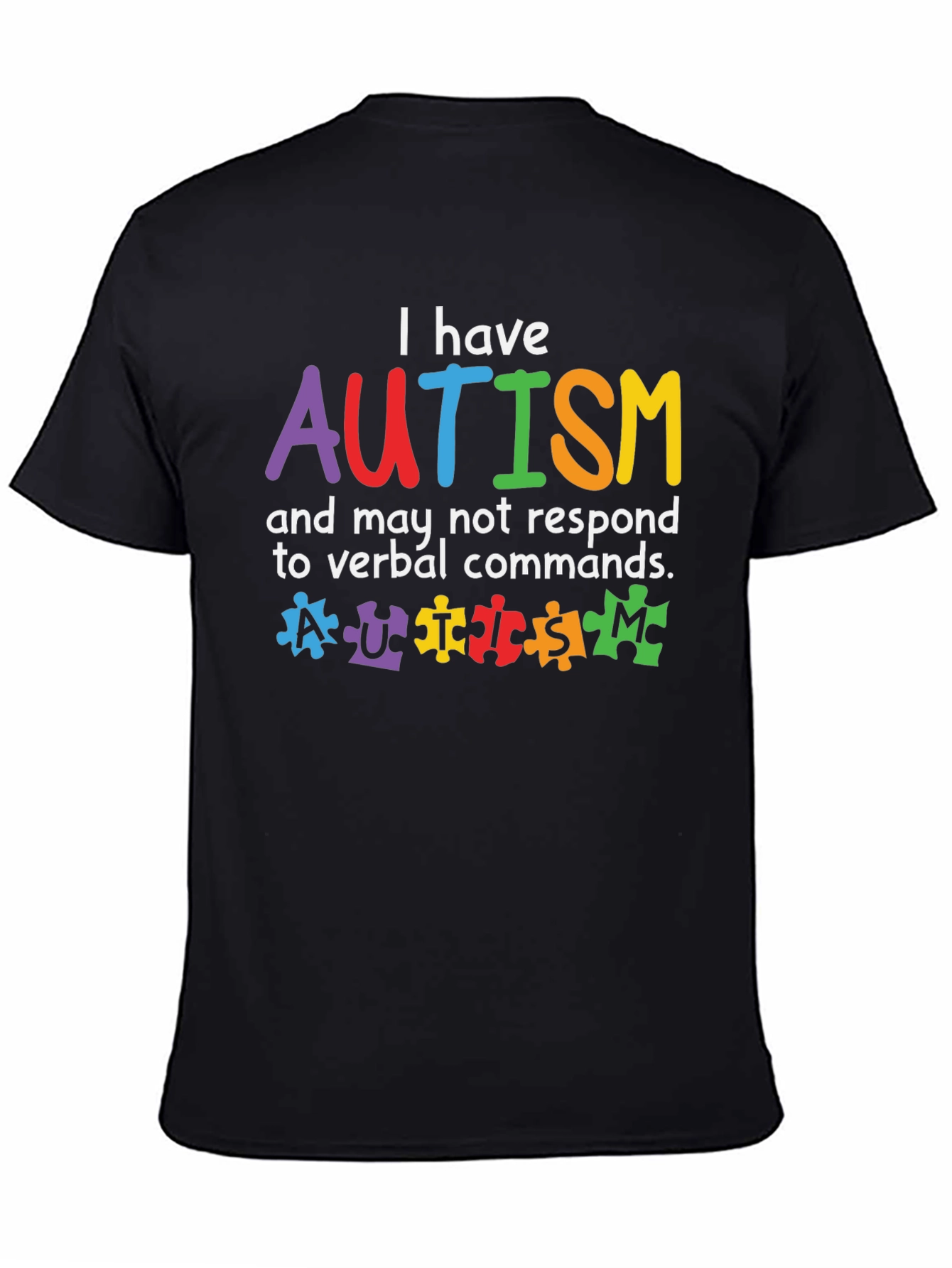 Autism Awareness T-Shirt - Puzzle Piece Design