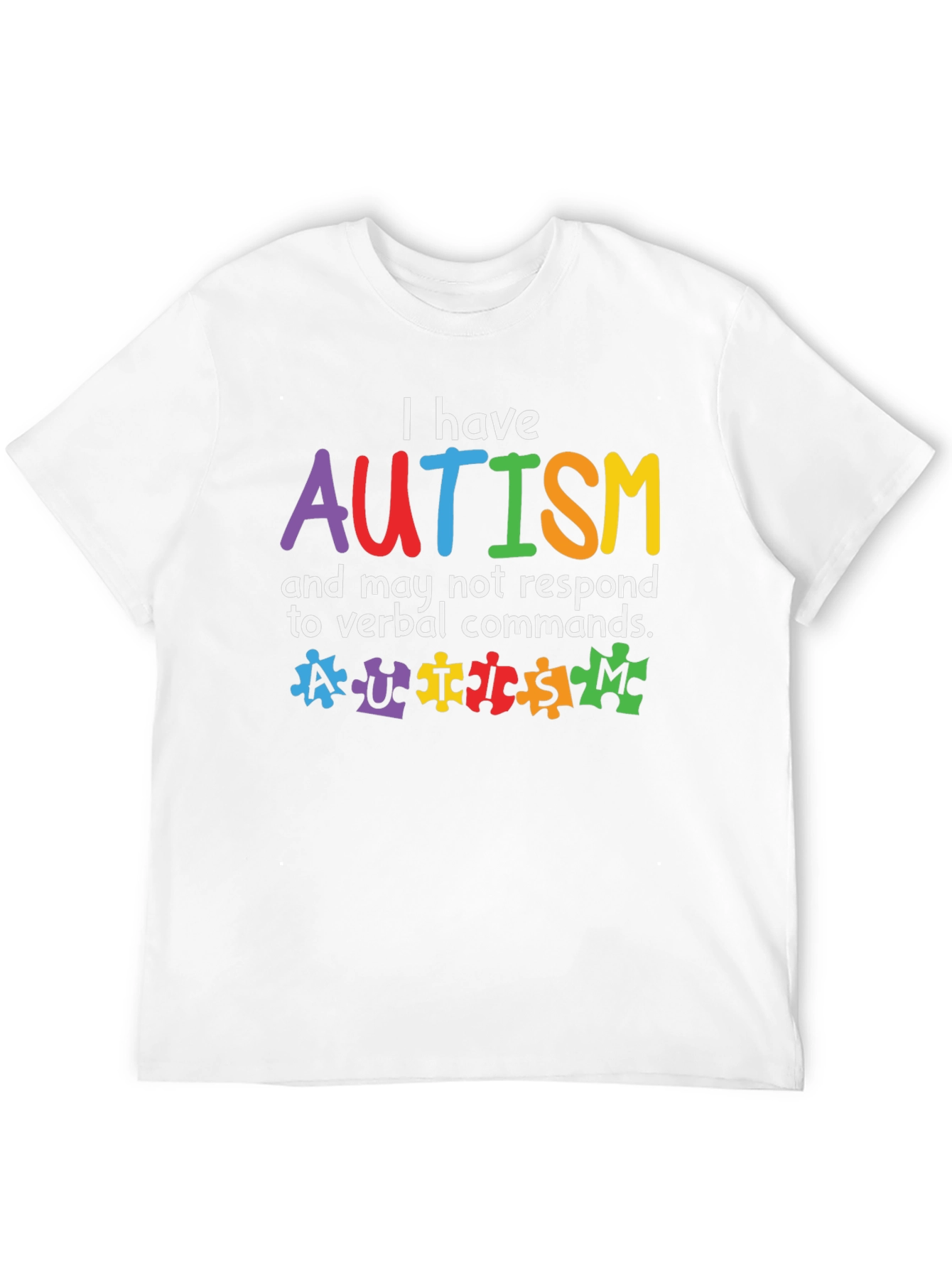 Autism Awareness T-Shirt - Puzzle Piece Design