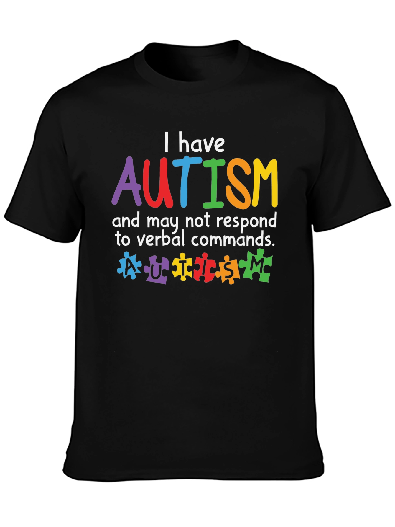 Autism Awareness T-Shirt - Puzzle Piece Design