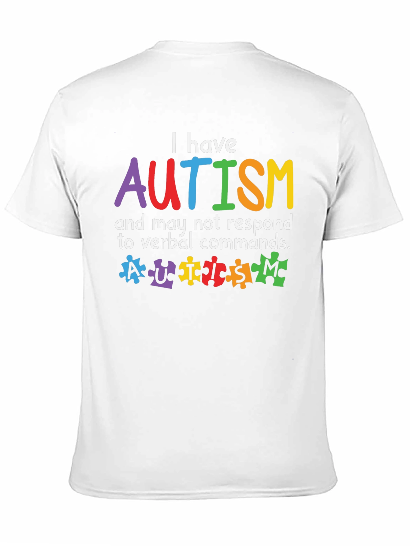 Autism Awareness T-Shirt - Puzzle Piece Design
