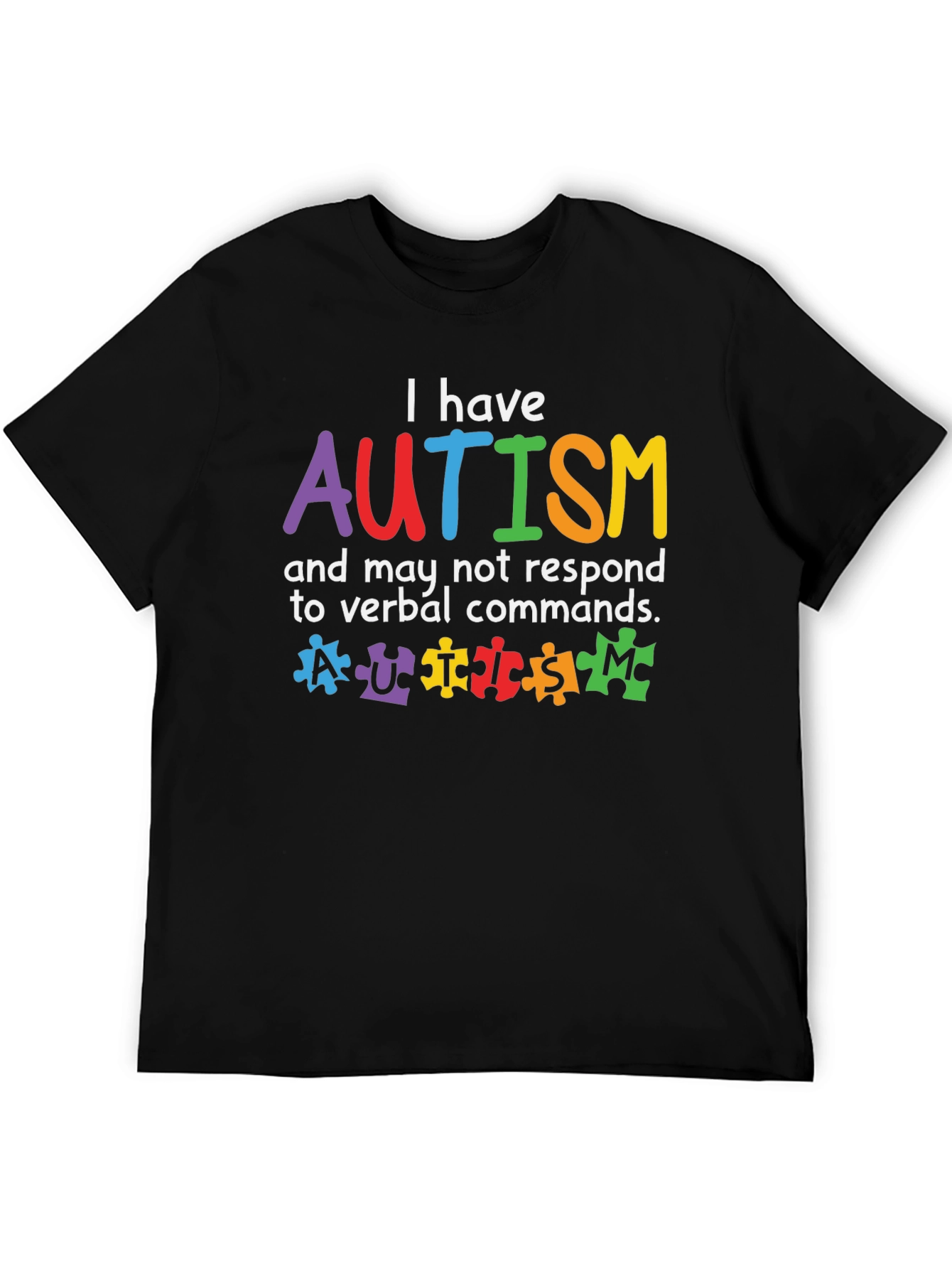 Autism Awareness T-Shirt - Puzzle Piece Design