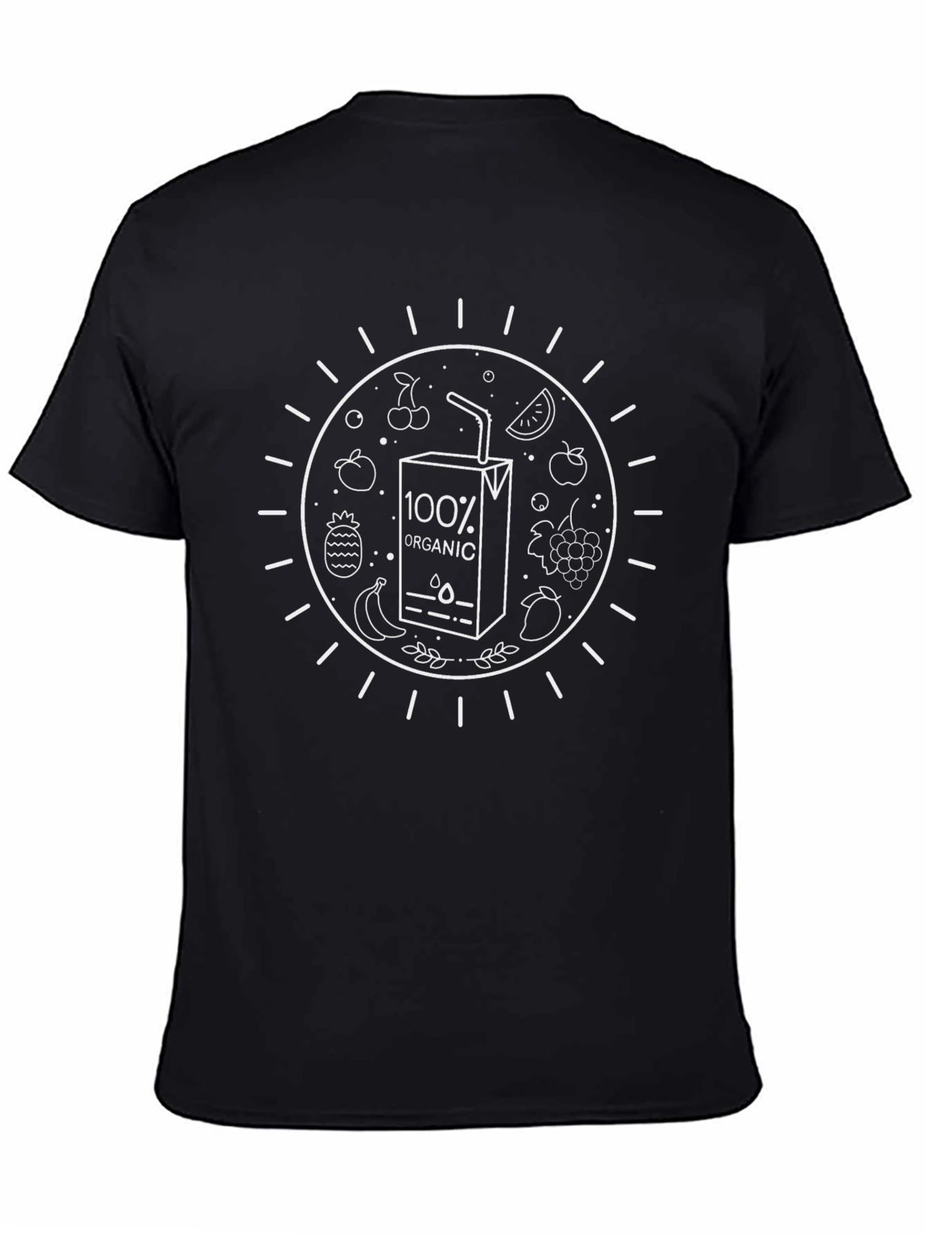 Organic Juice Graphic Tee - Black