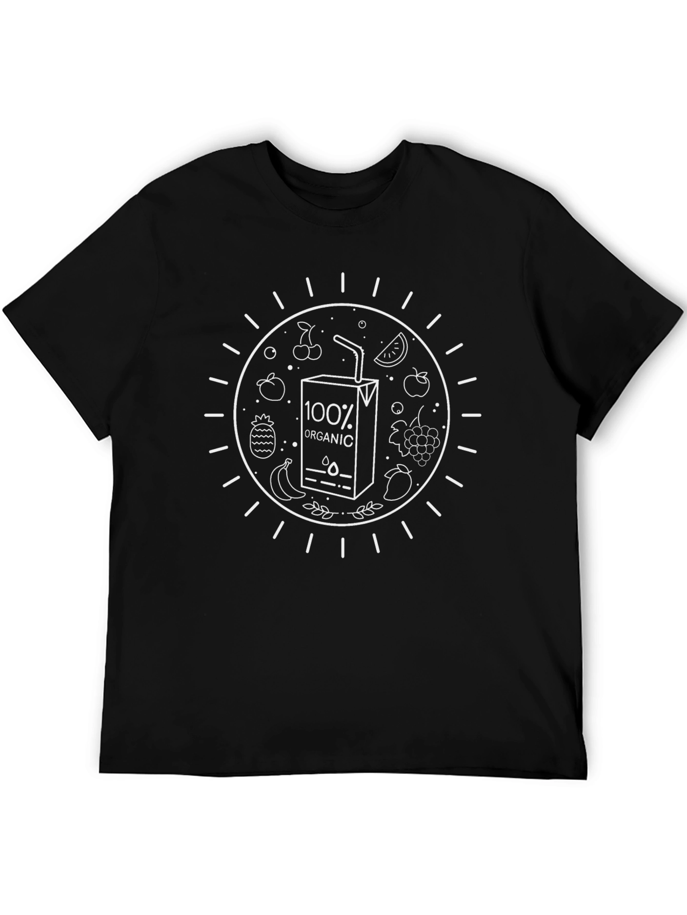 Organic Juice Graphic Tee - Black
