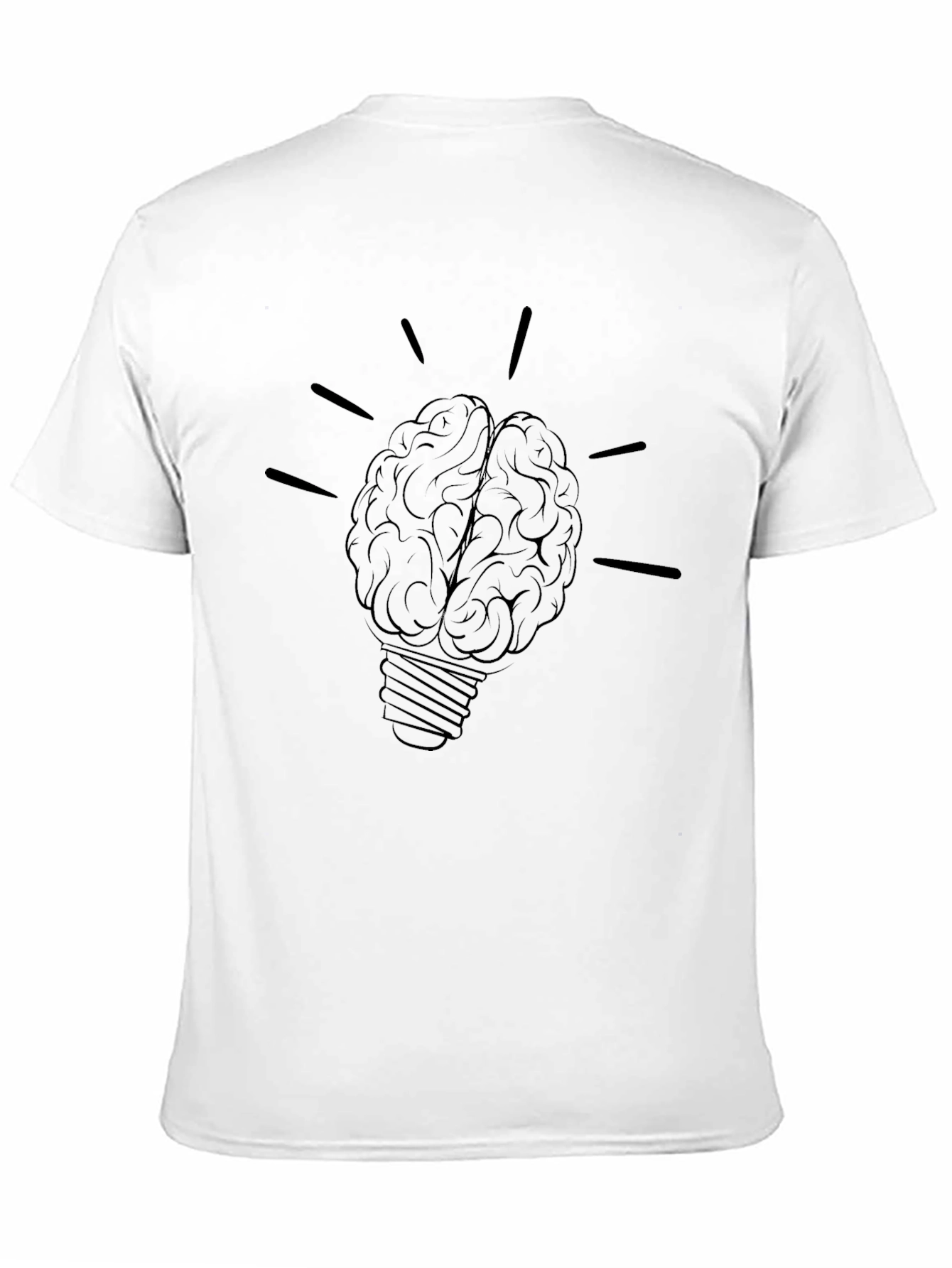 Brain Bulb Tee - Idea Generator T-Shirt