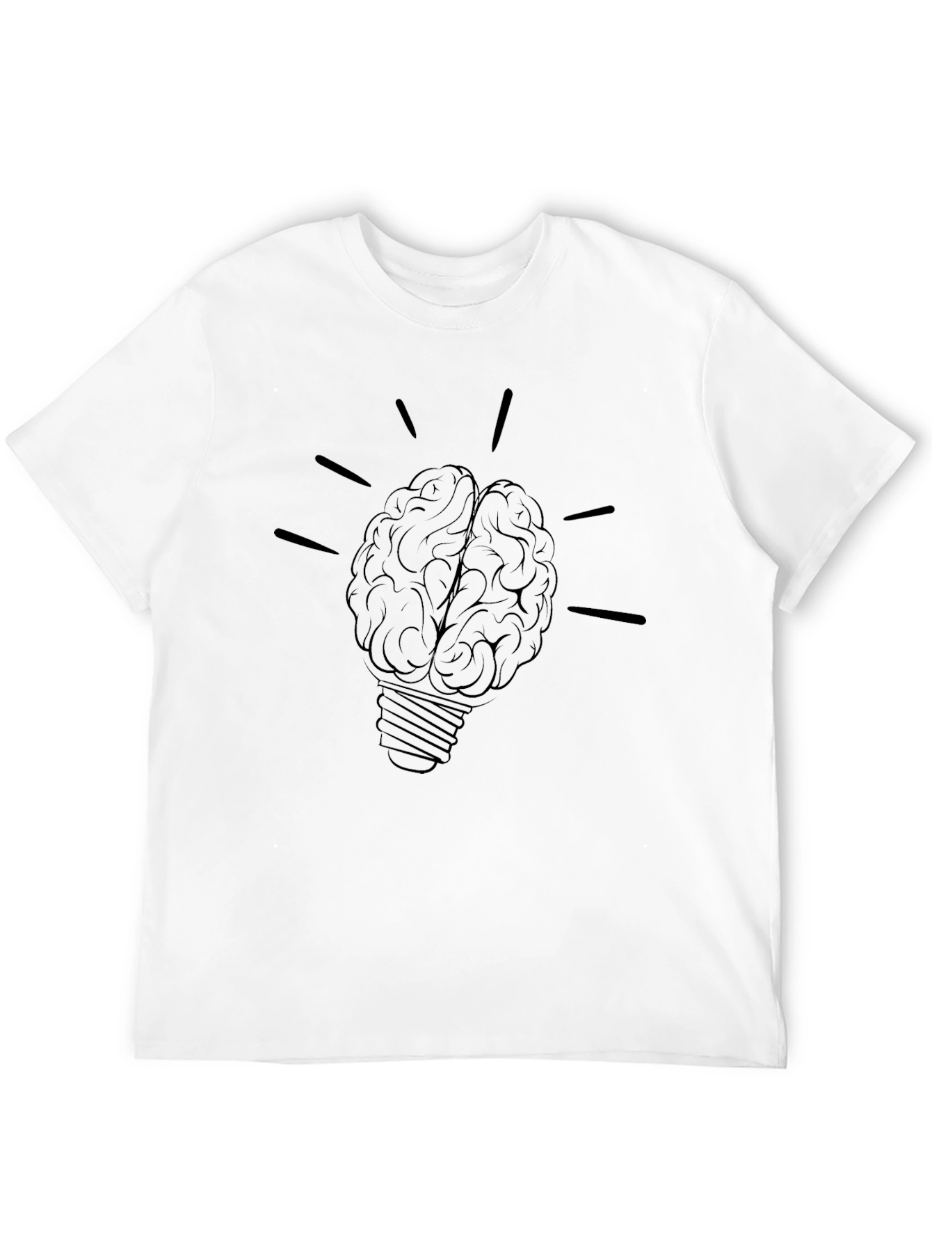 Brain Bulb Tee - Idea Generator T-Shirt