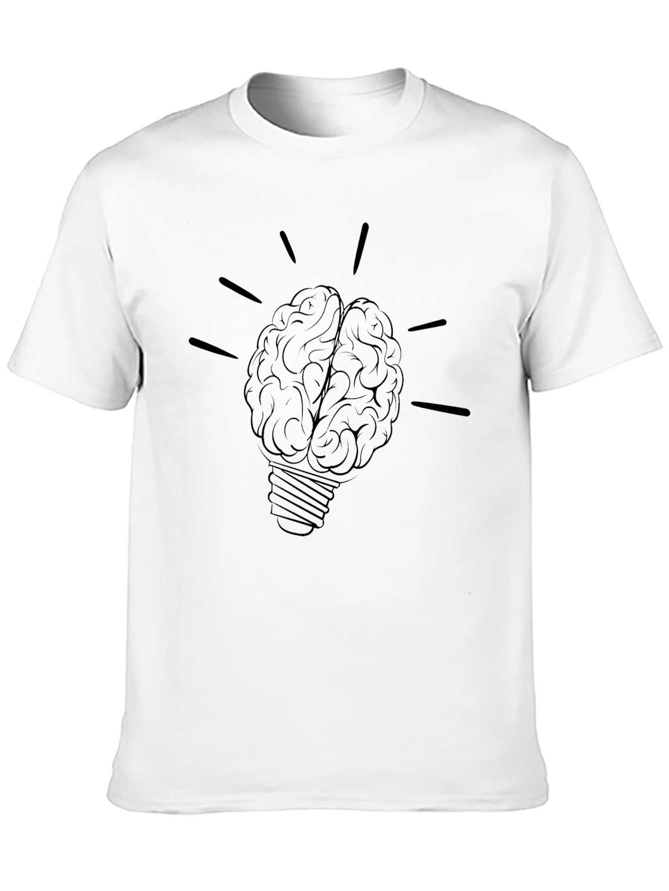 Brain Bulb Tee - Idea Generator T-Shirt