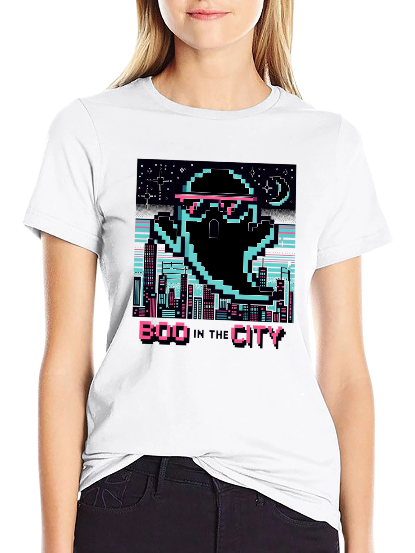 Boo In The City Graphic Tee