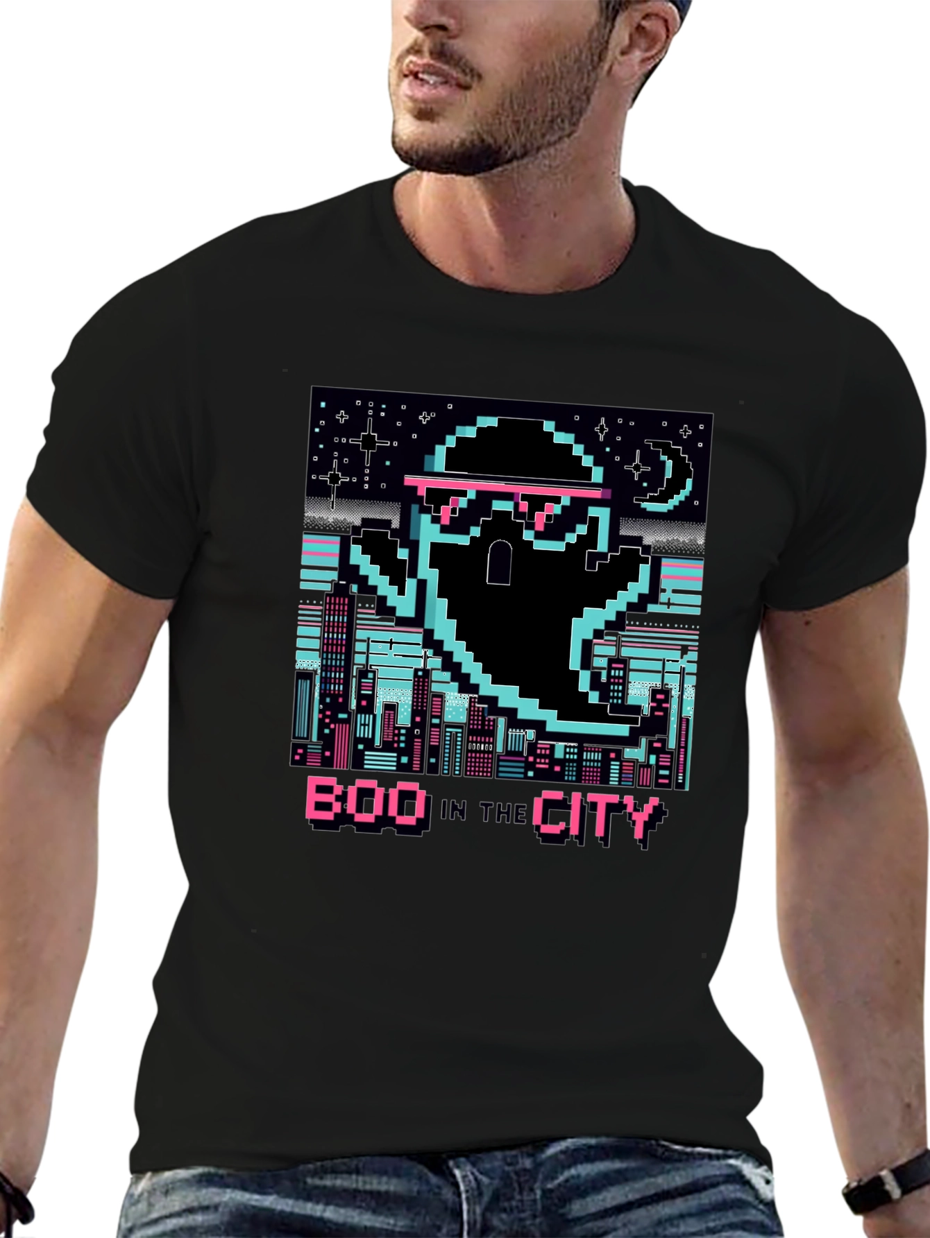 Boo In The City Graphic Tee