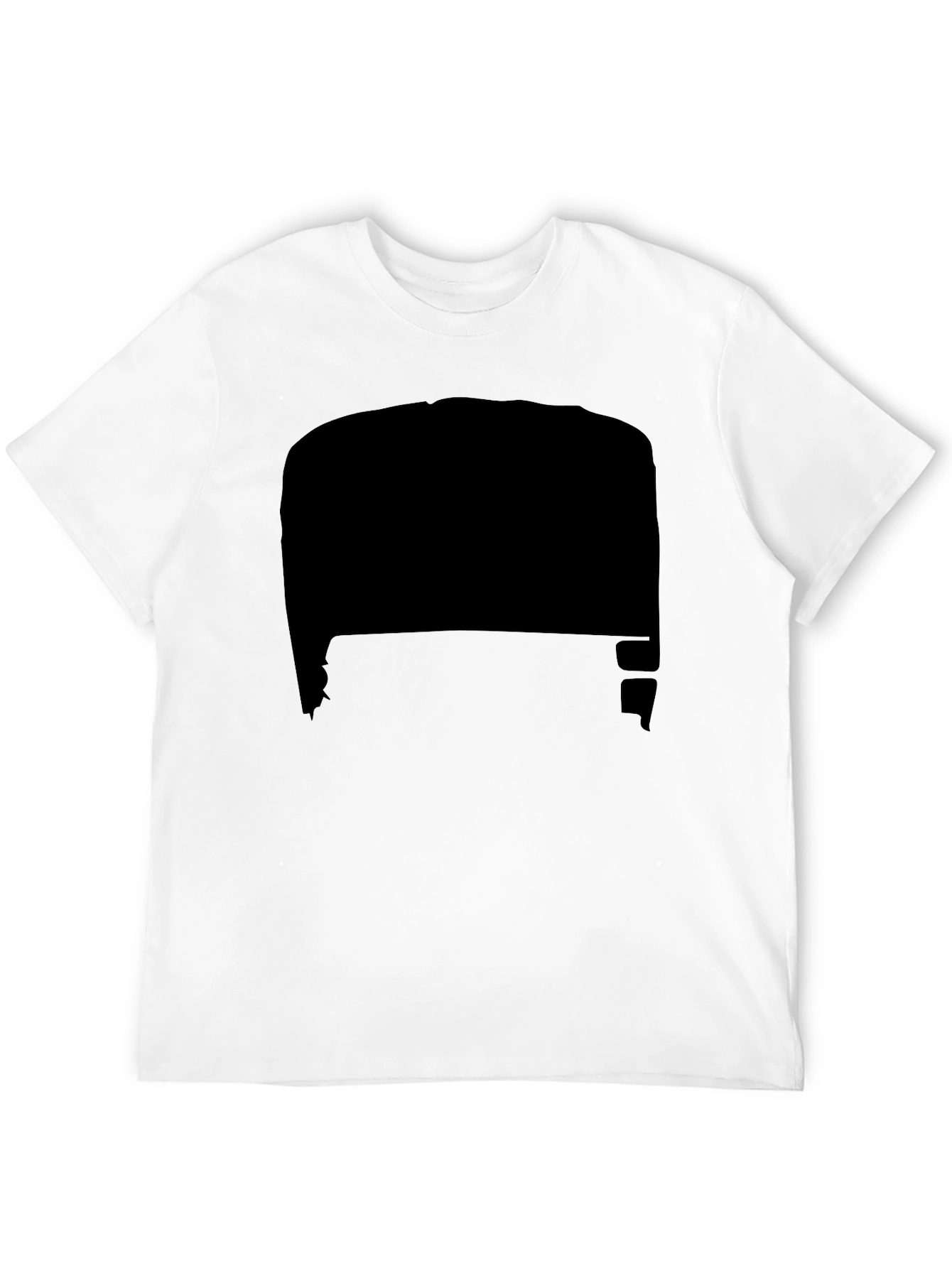Funny Black Silhouette Graphic T-Shirt
