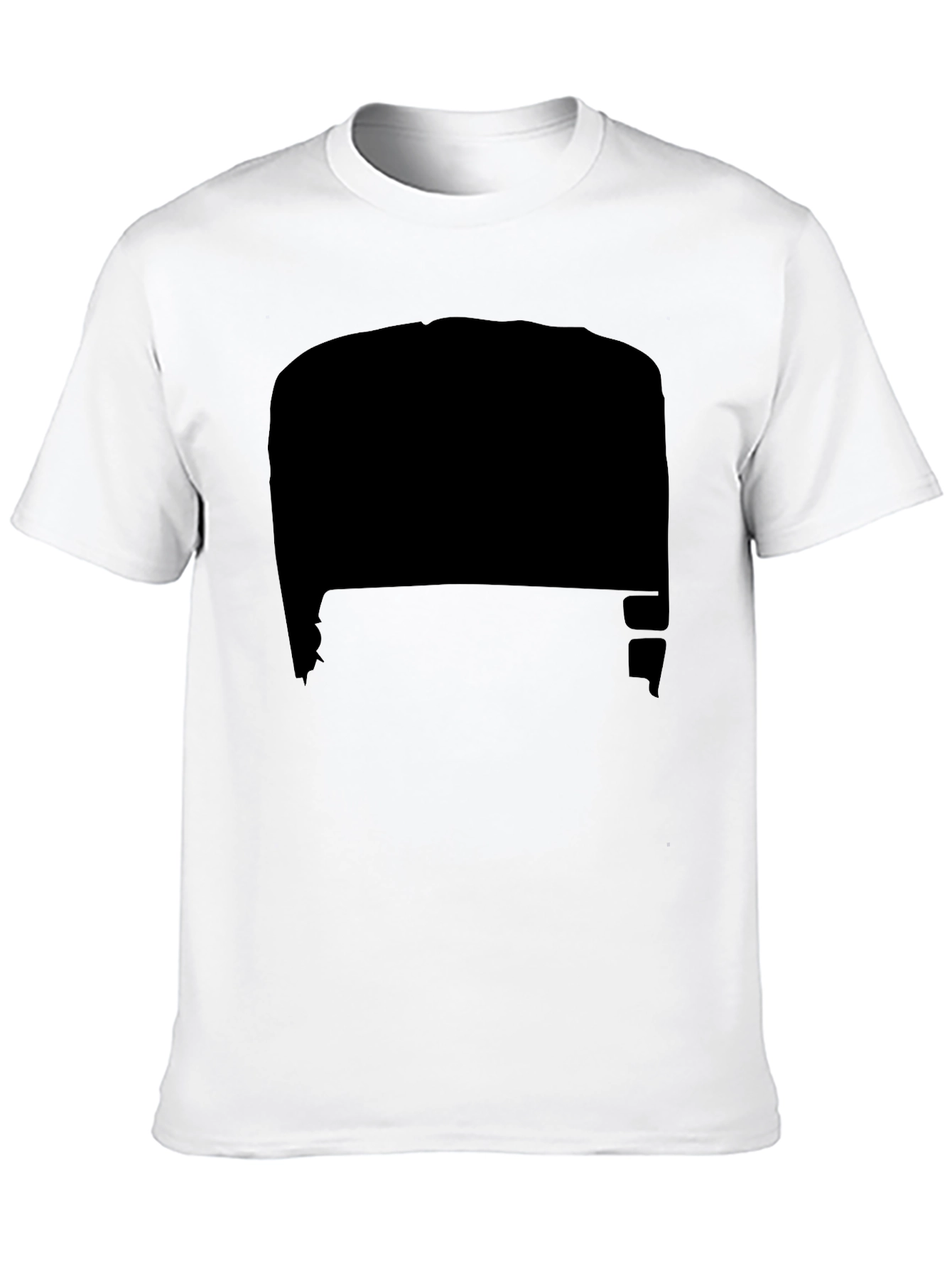 Funny Black Silhouette Graphic T-Shirt