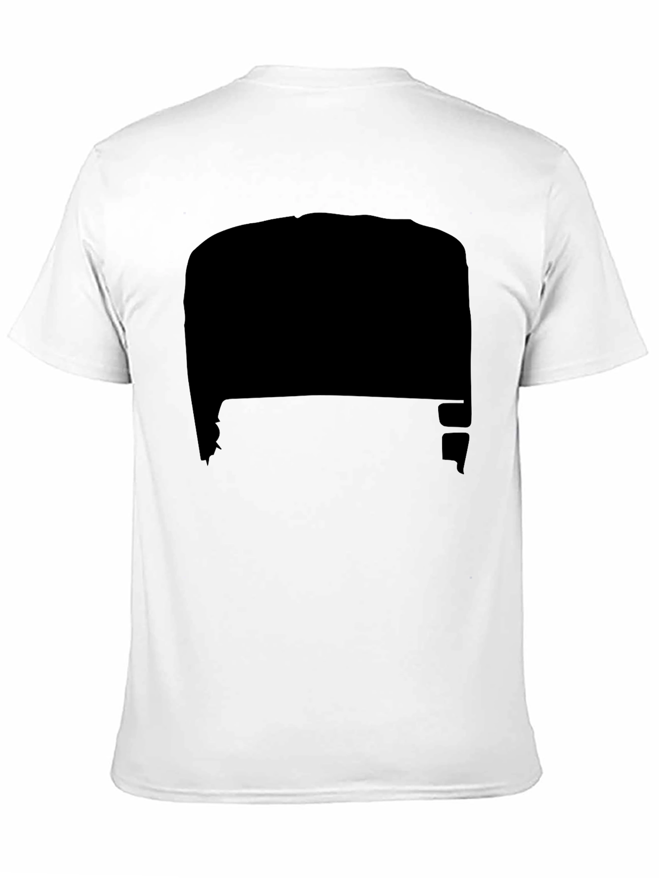 Funny Black Silhouette Graphic T-Shirt