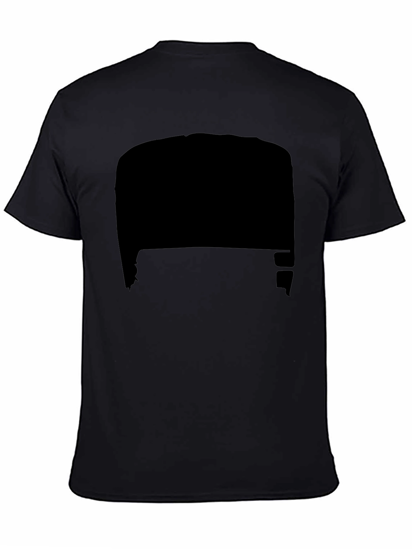 Funny Black Silhouette Graphic T-Shirt