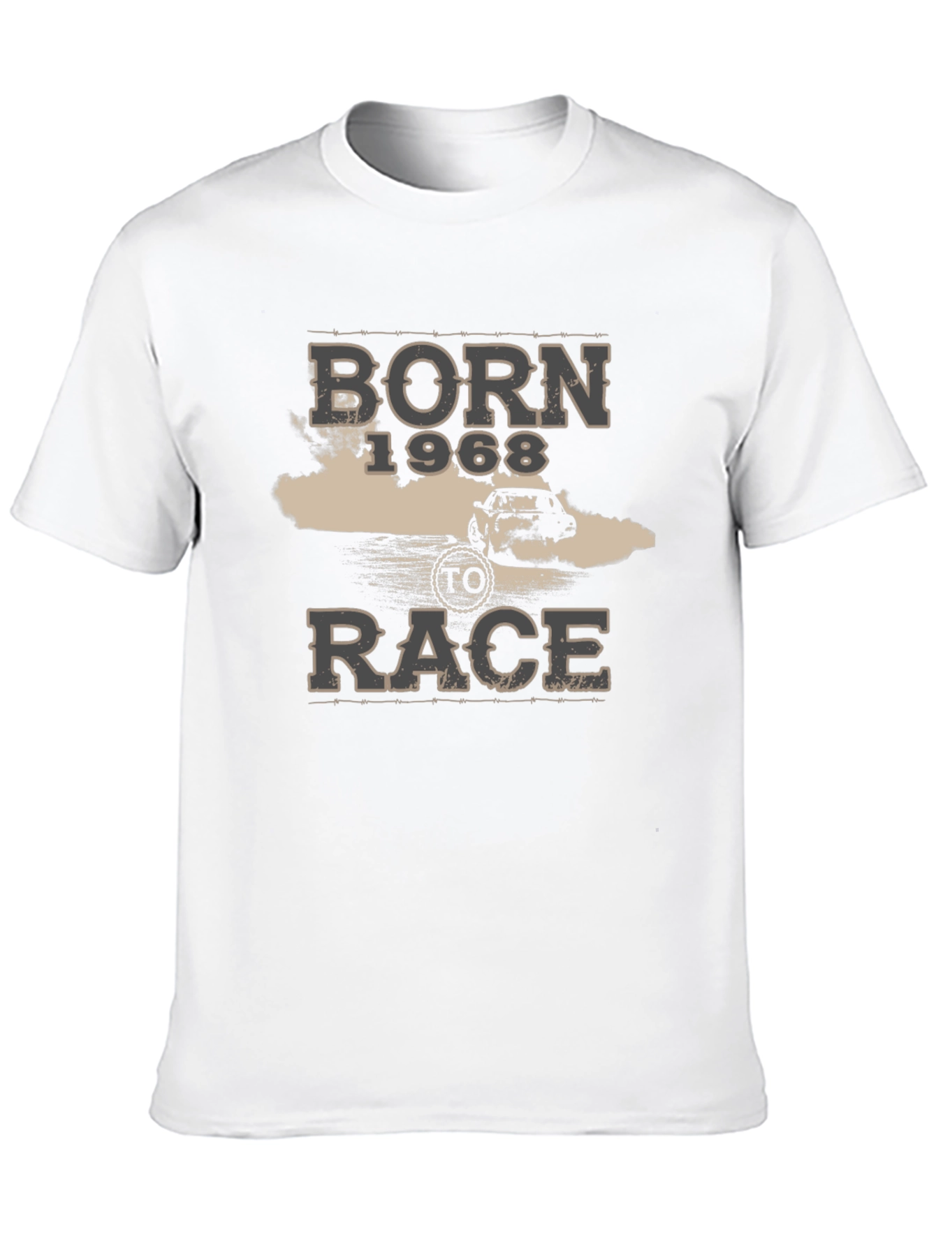 Born 1968 to Race Black Graphic T-Shirt
