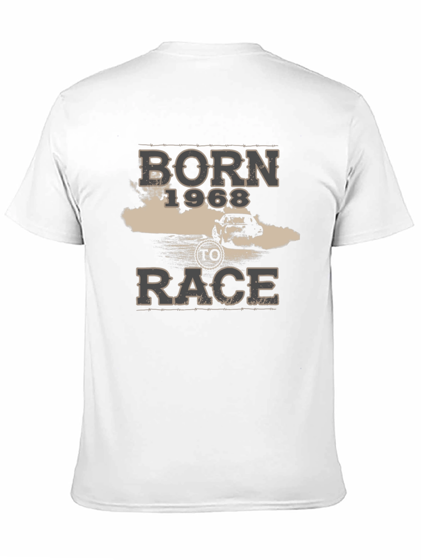 Born 1968 to Race Black Graphic T-Shirt