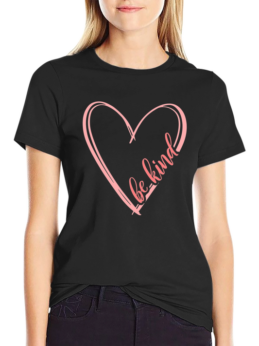 Be Kind Heart Graphic Tee - Stylish Comfort