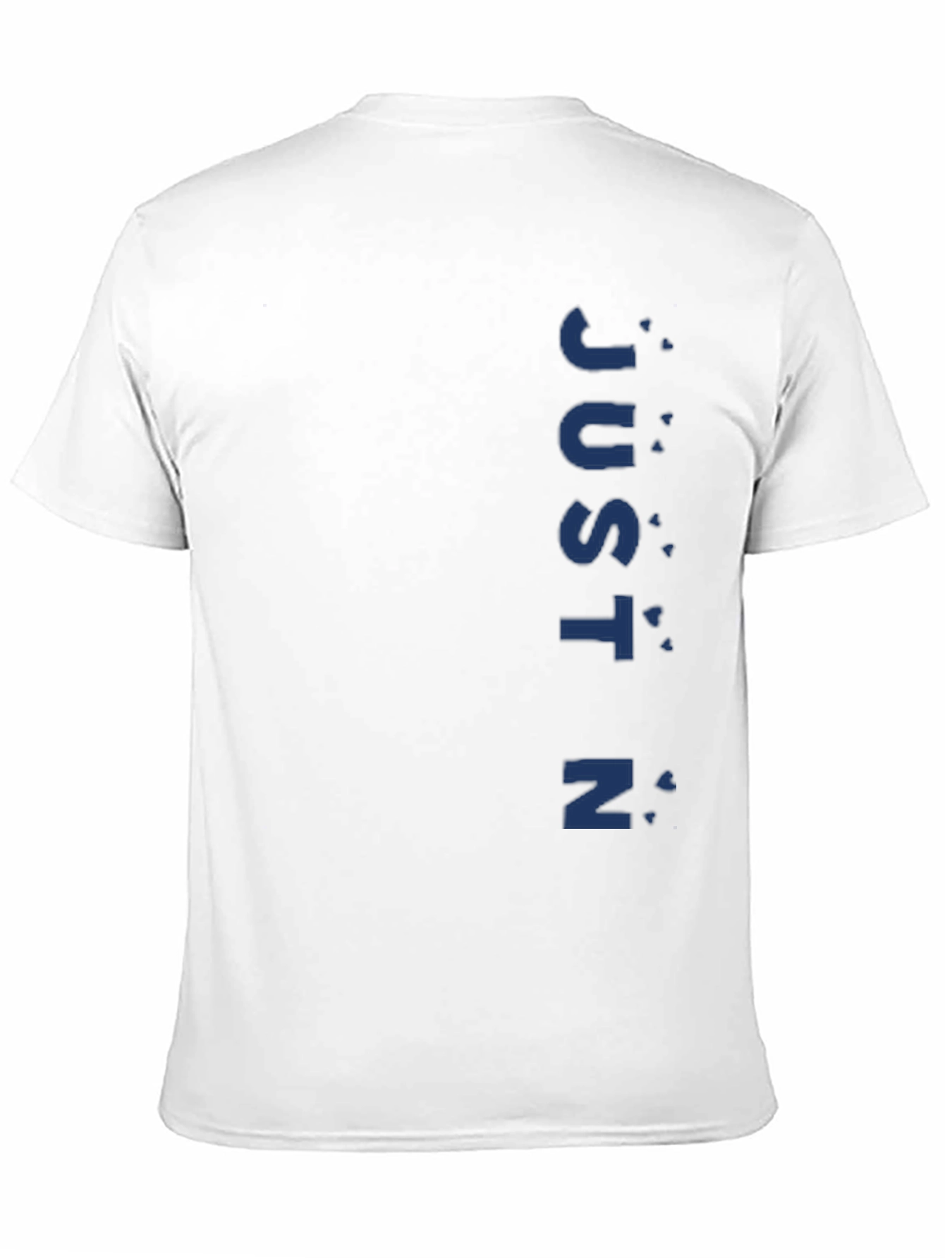 Mens Black T-Shirt - JUSTIN Graphic Tee