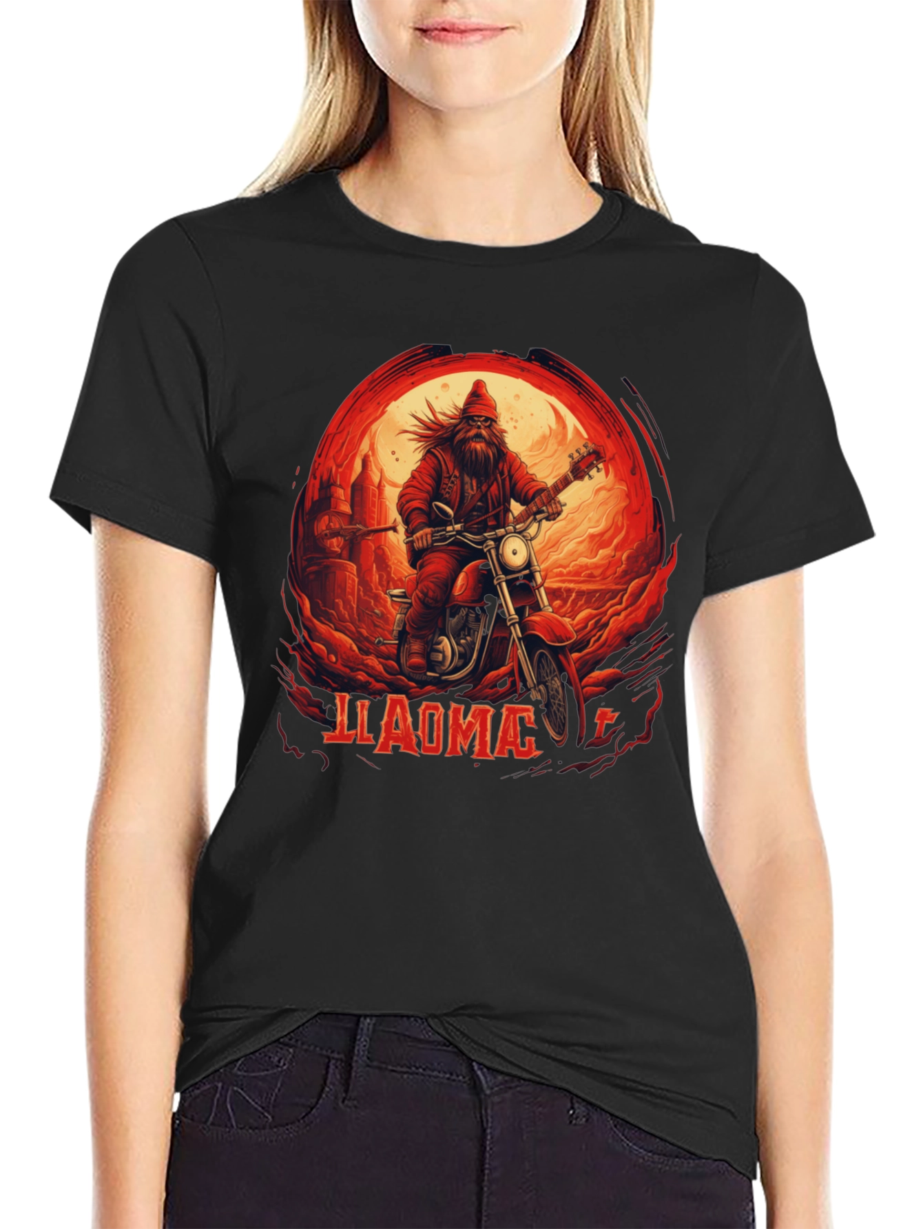 Biker Santa T-Shirt