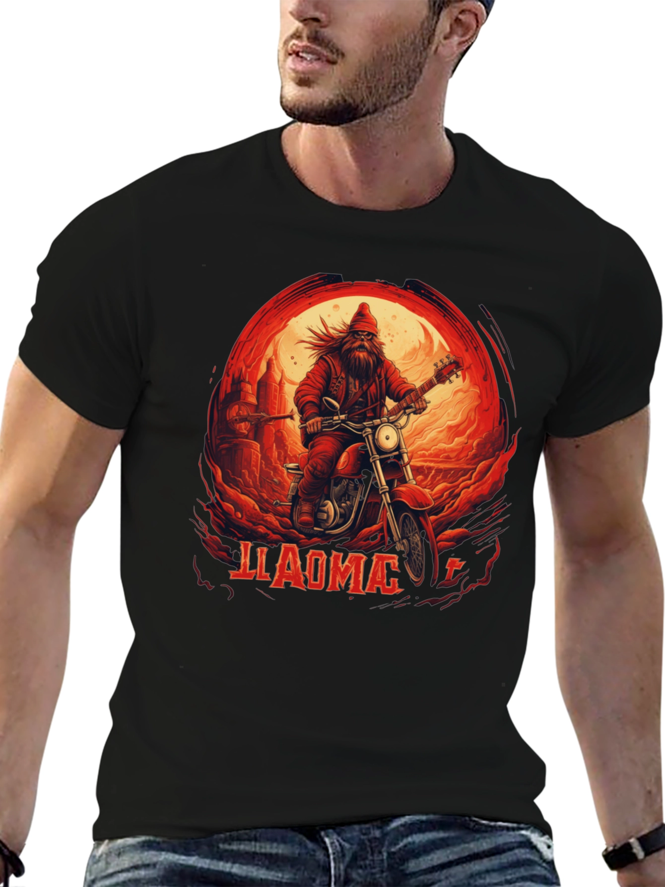 Biker Santa T-Shirt