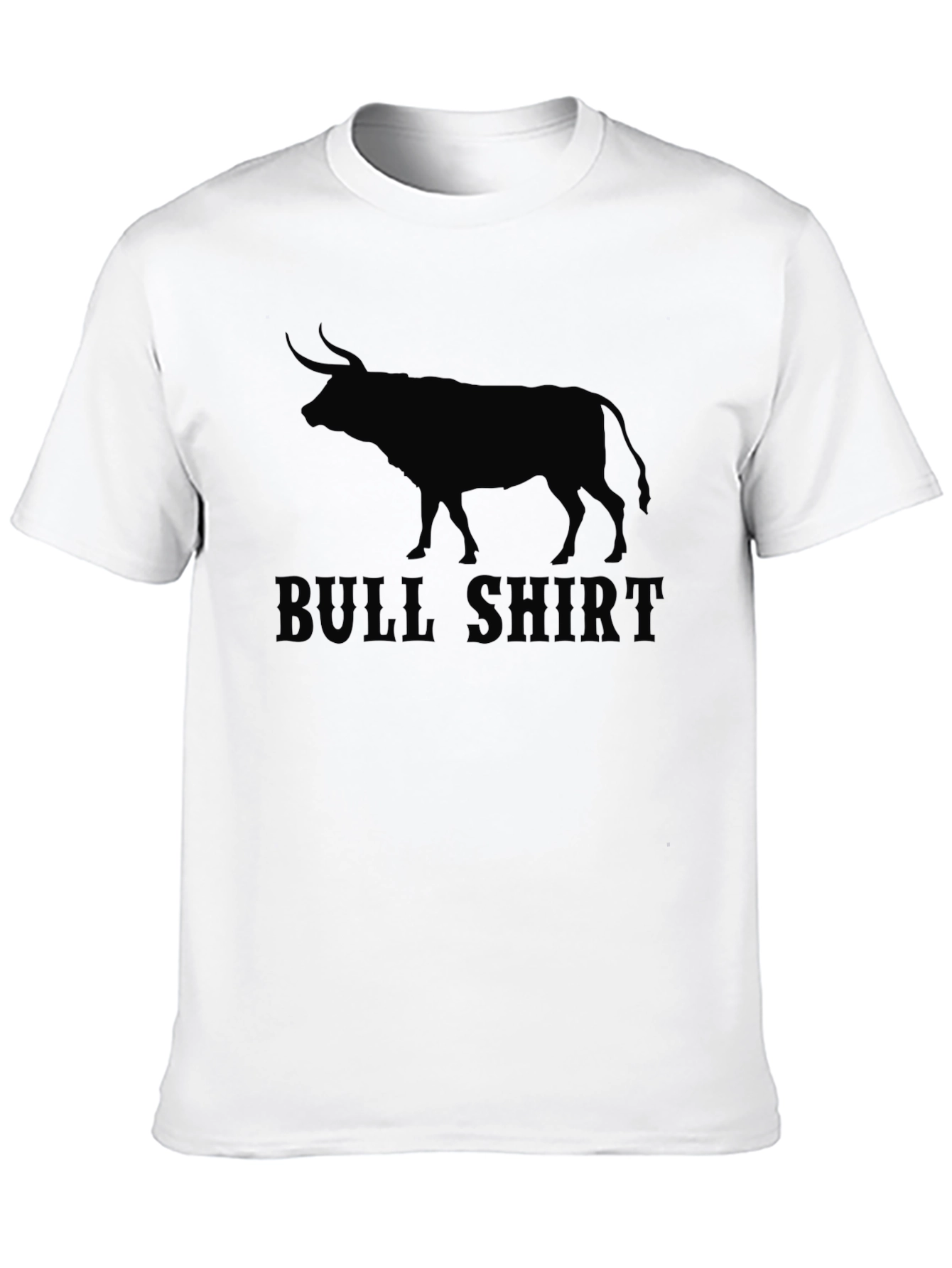 Bull Shirt Graphic Tee - Mens Black T-Shirt