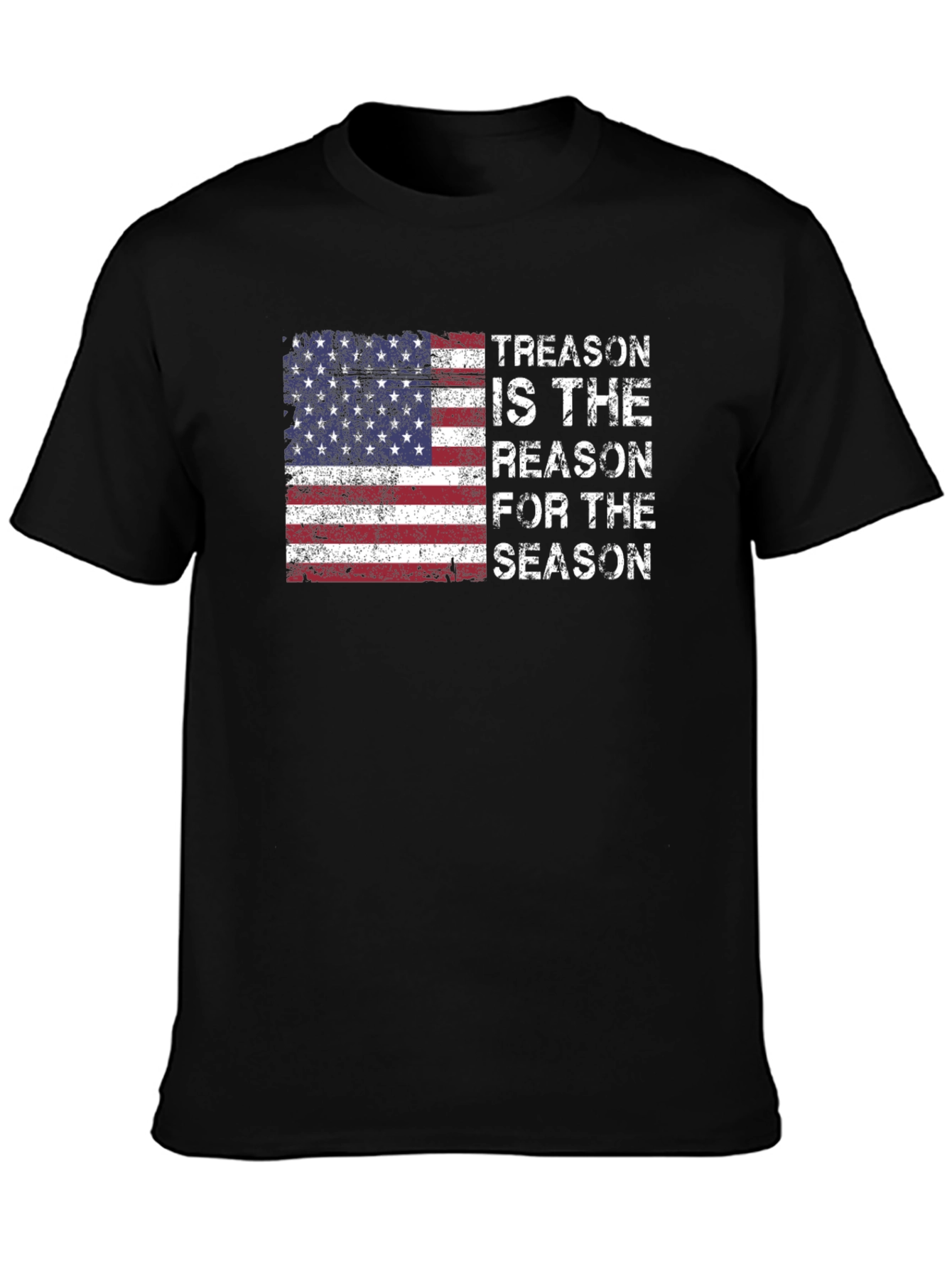 Treason Season USA Flag Graphic T-Shirt