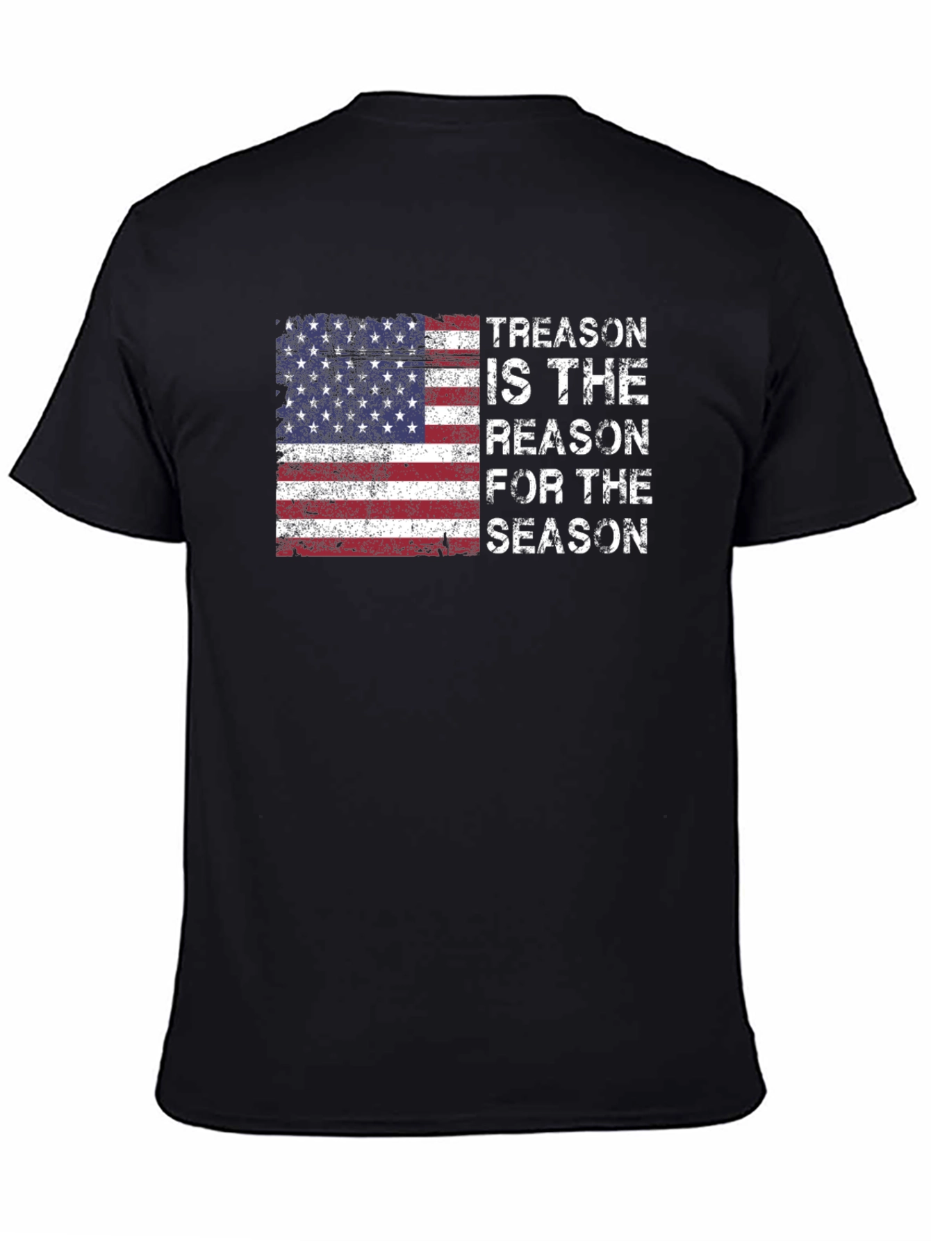 Treason Season USA Flag Graphic T-Shirt