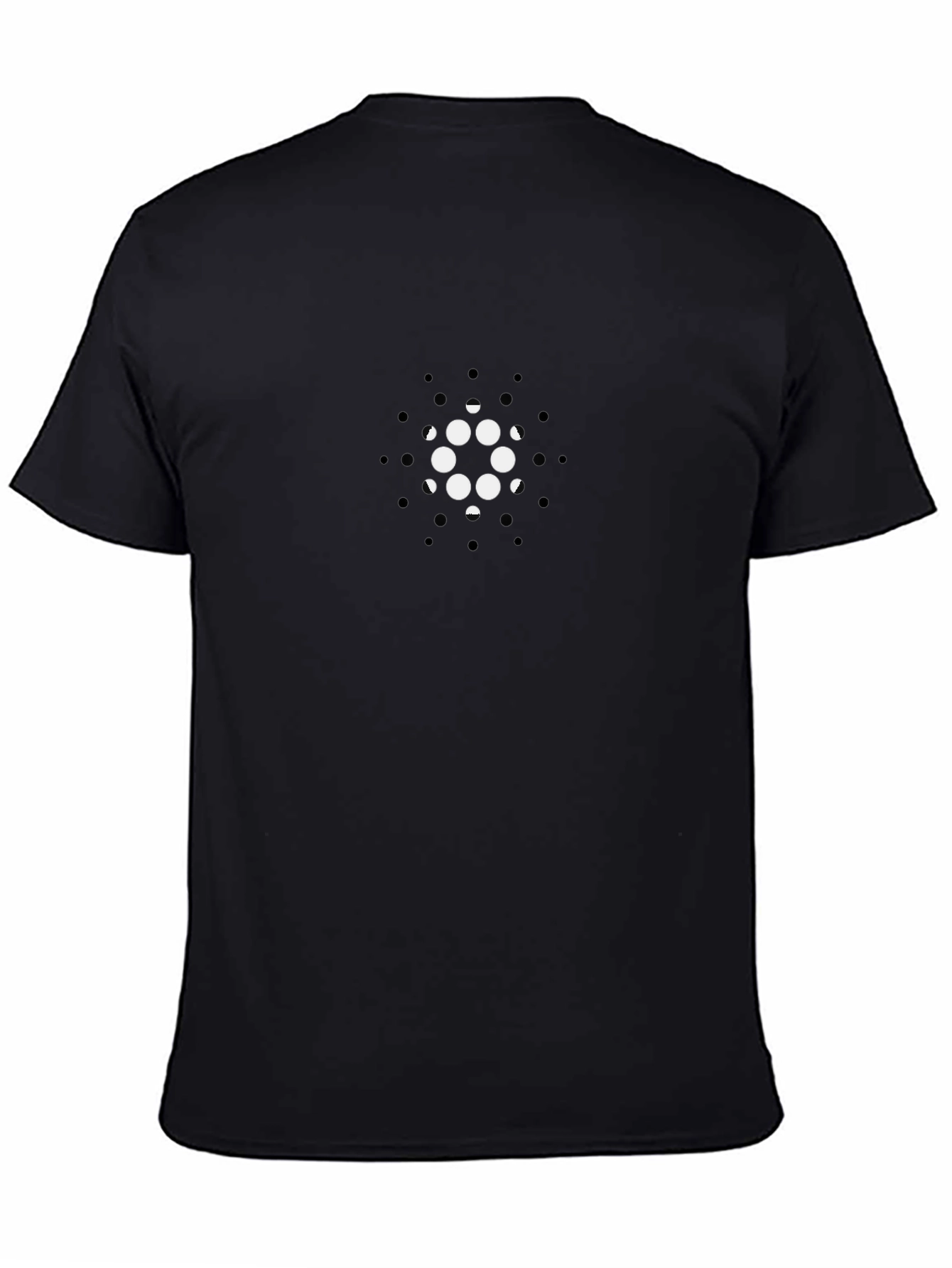 Cardano ADA Crypto T-Shirt - Black Cotton Crew Neck