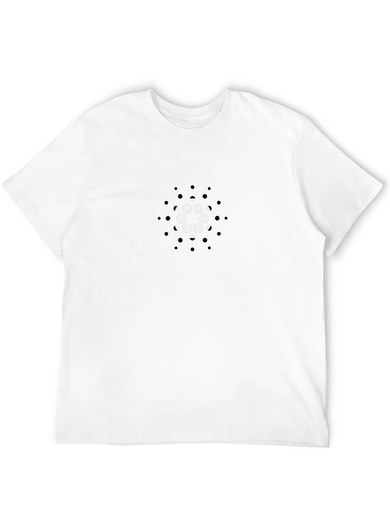 Cardano ADA Crypto T-Shirt - Black Cotton Crew Neck