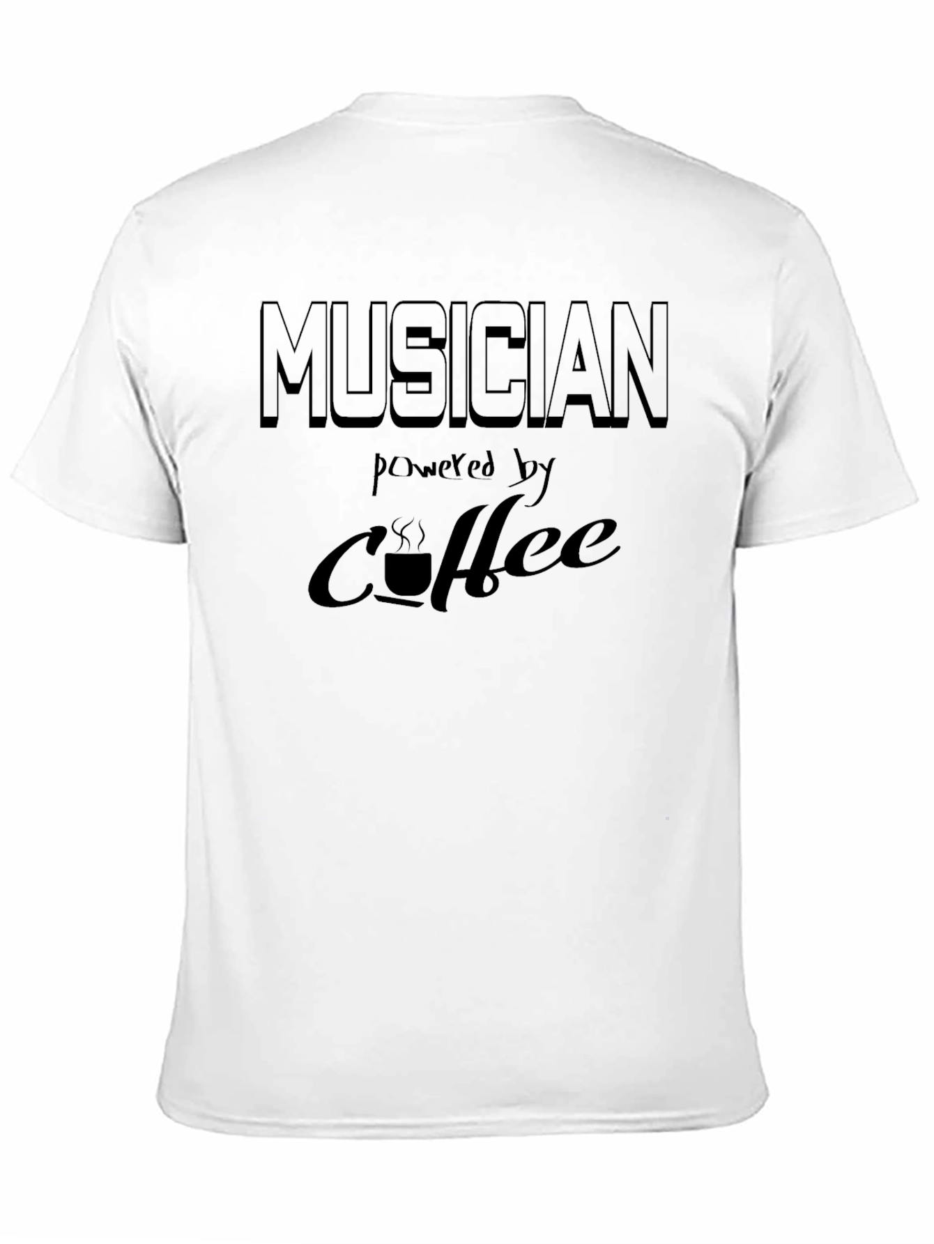 Musician Powered by Coffee Graphic T-Shirt