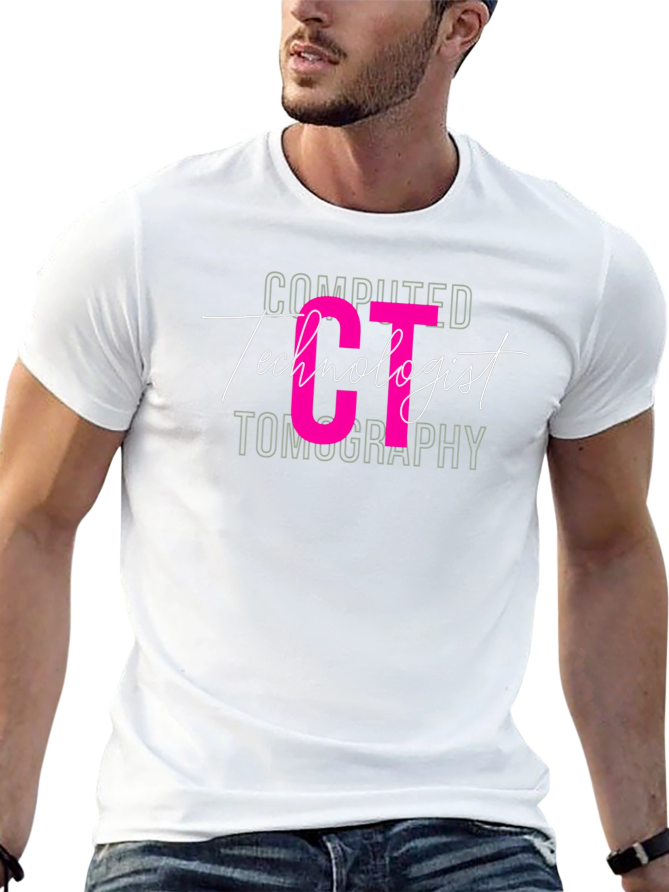CT Technologist T-Shirt - Black Graphic Tee