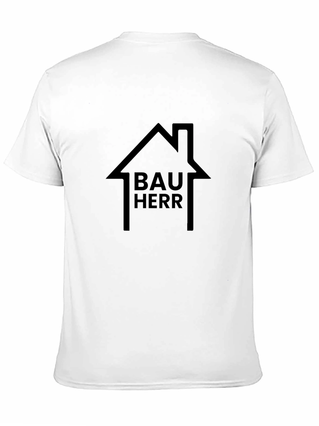 Bauherr House Graphic T-Shirt - Black Cotton Tee