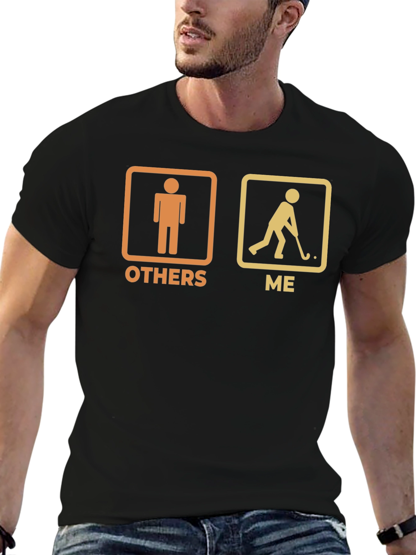 Funny Hockey Player T-Shirt - Others vs Me