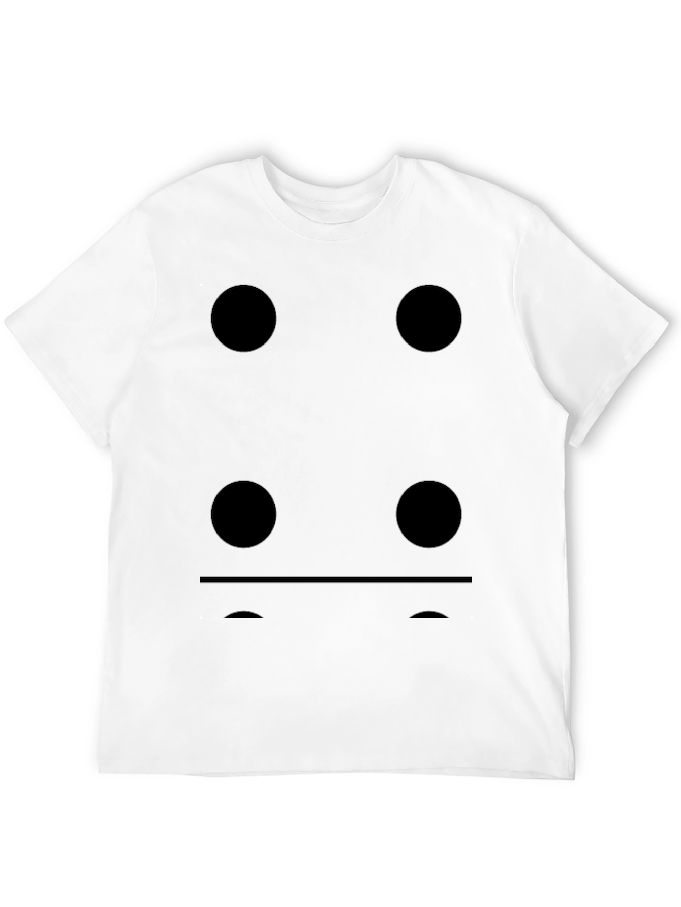 Black Domino T-Shirt: Fun & Unique Graphic Tee