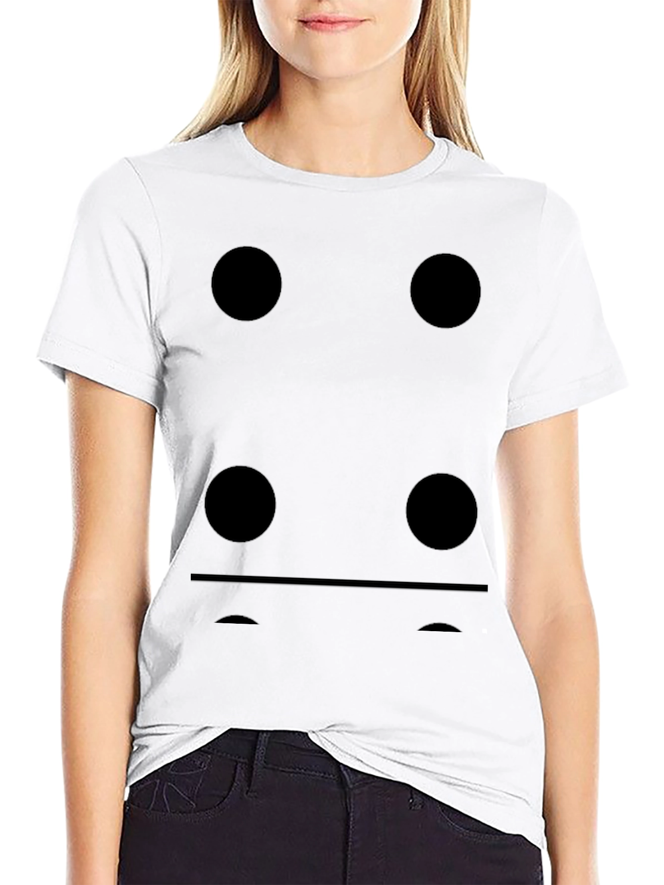 Black Domino T-Shirt: Fun & Unique Graphic Tee