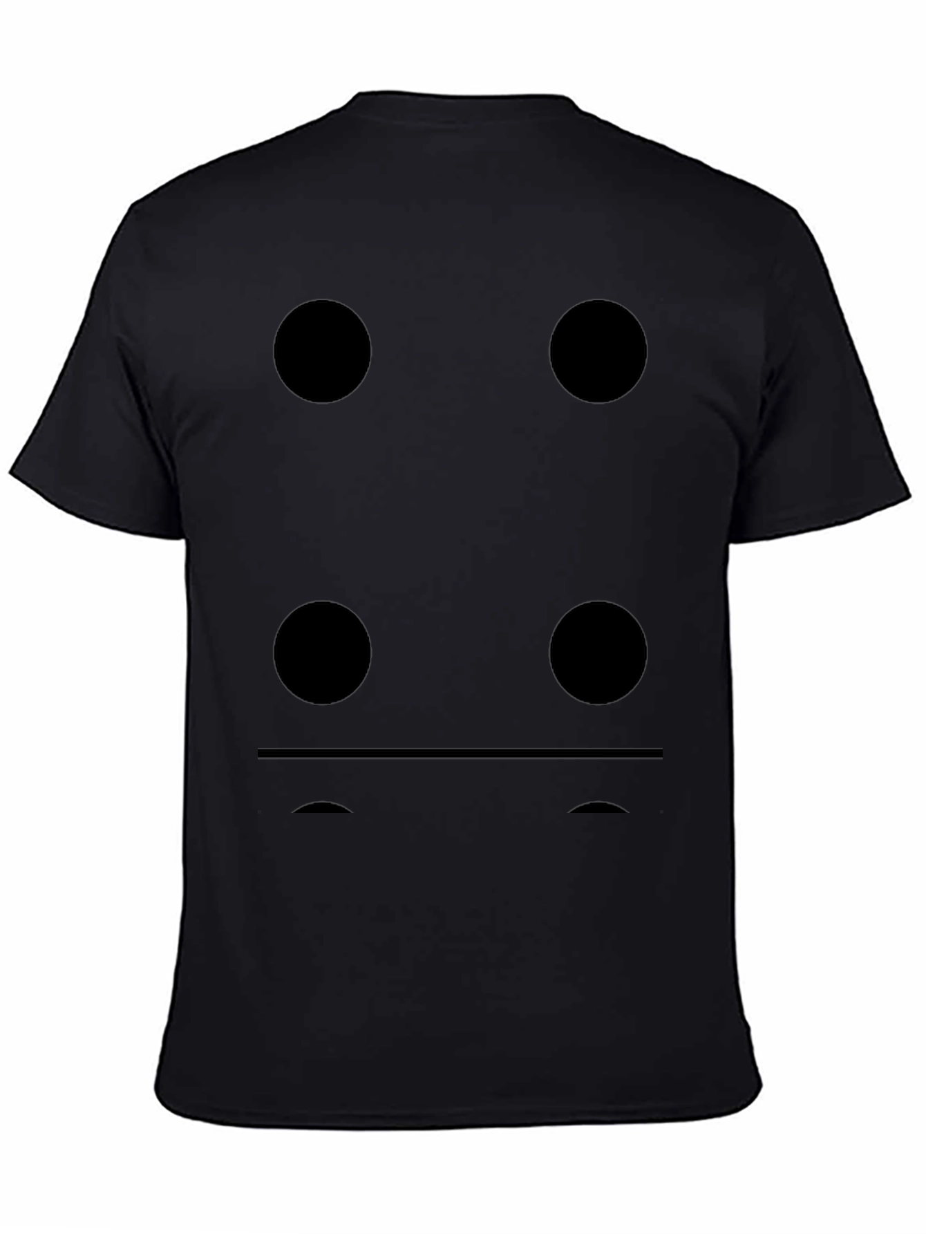 Black Domino T-Shirt: Fun & Unique Graphic Tee