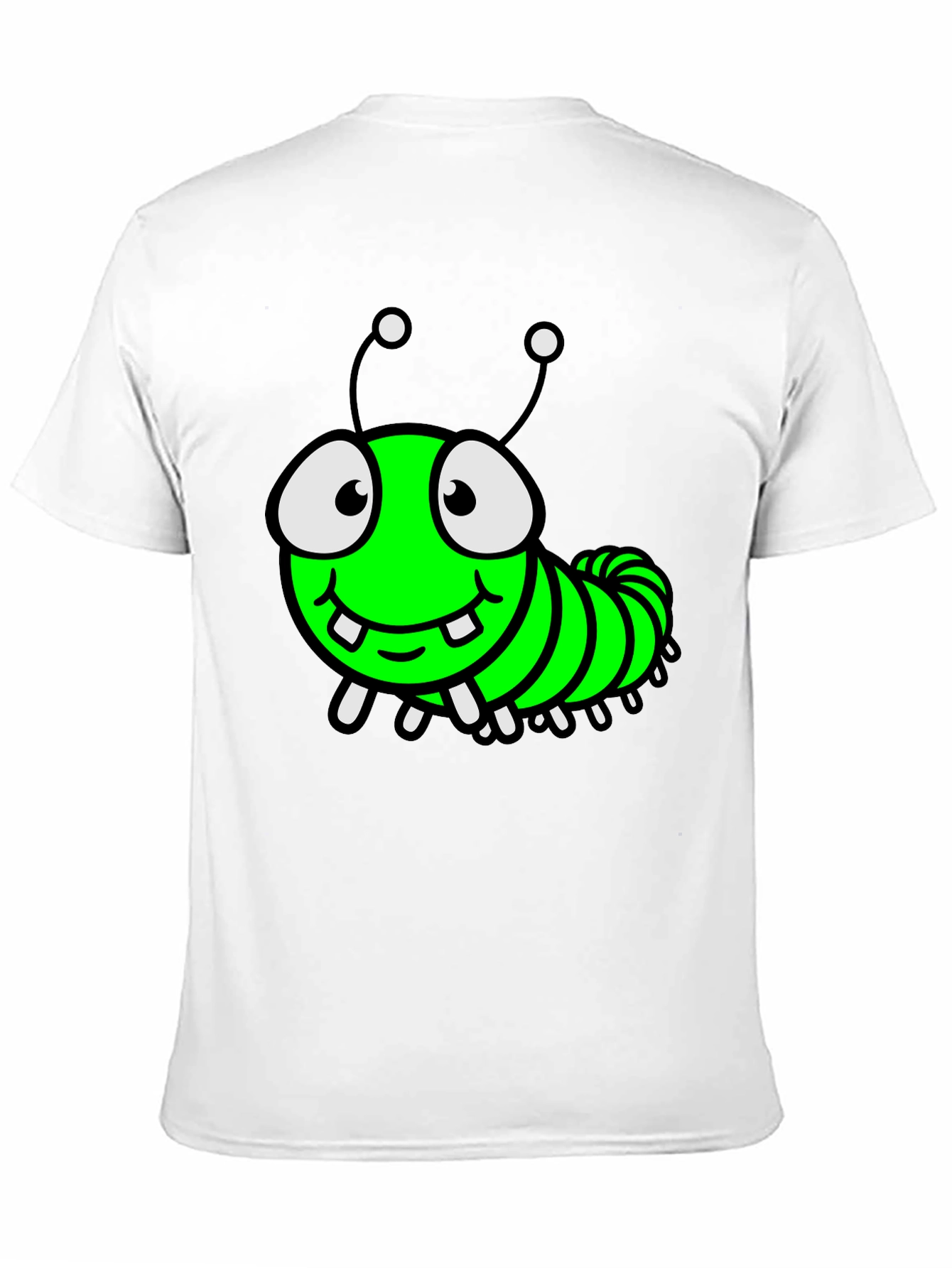 Cartoon Caterpillar Graphic T-Shirt