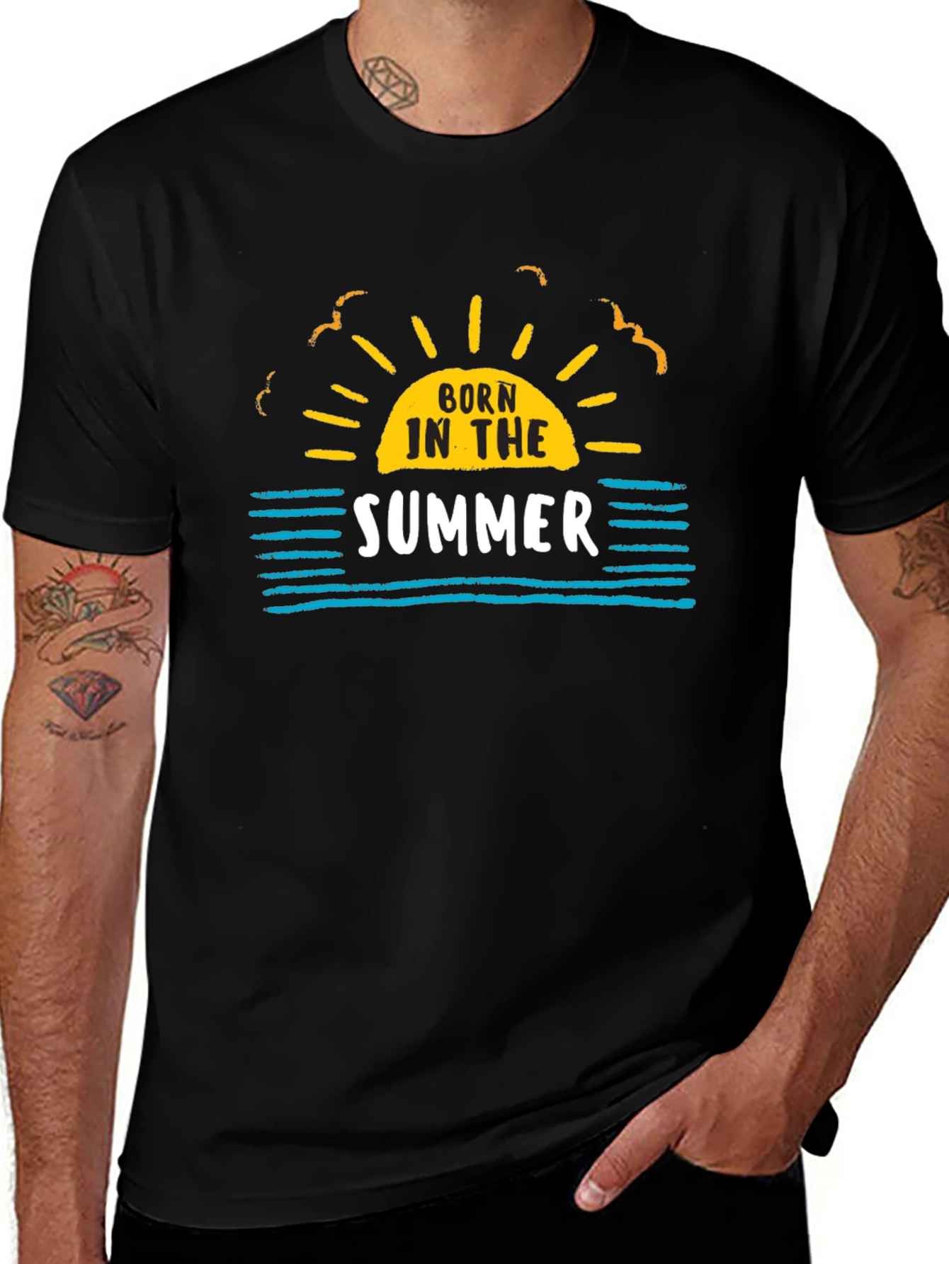 Born In The Summer Graphic T-Shirt