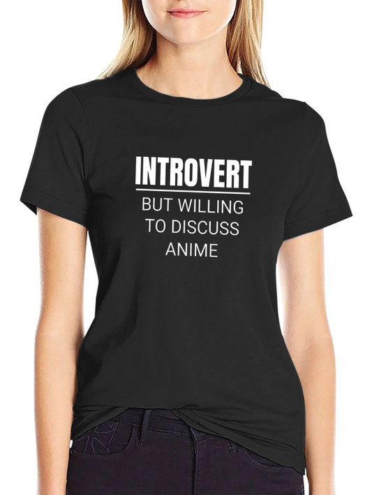Introvert Anime Lover T-Shirt - Funny Graphic Tee