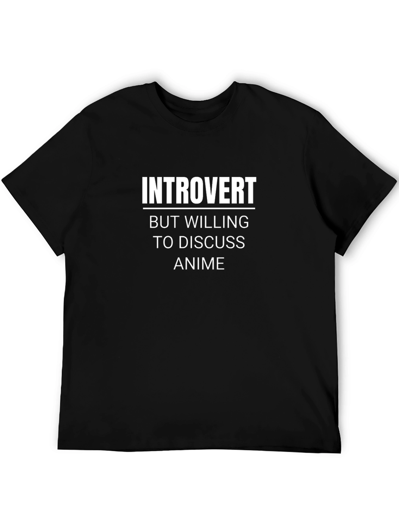Introvert Anime Lover T-Shirt - Funny Graphic Tee