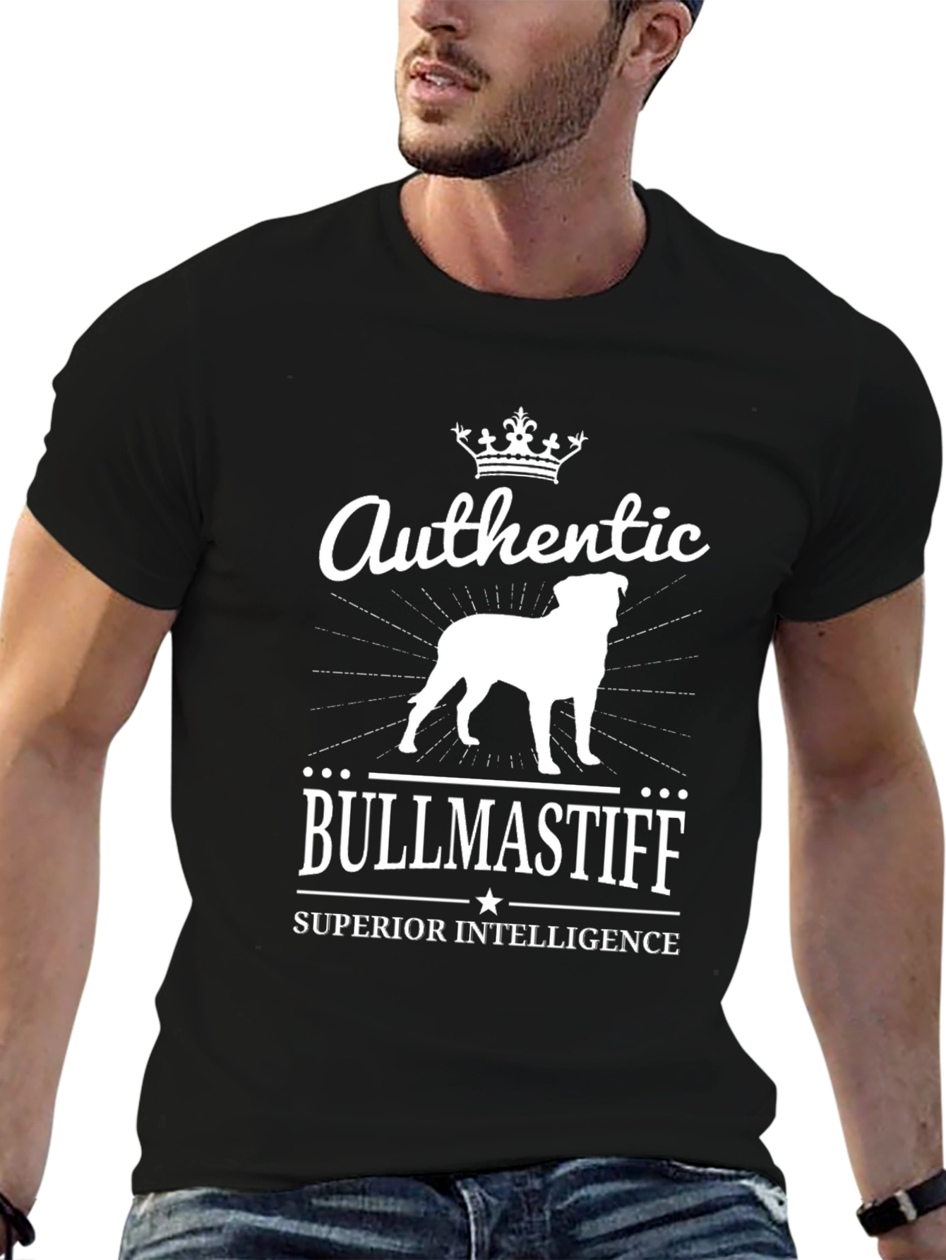 Authentic Bullmastiff T-Shirt - Superior Intelligence