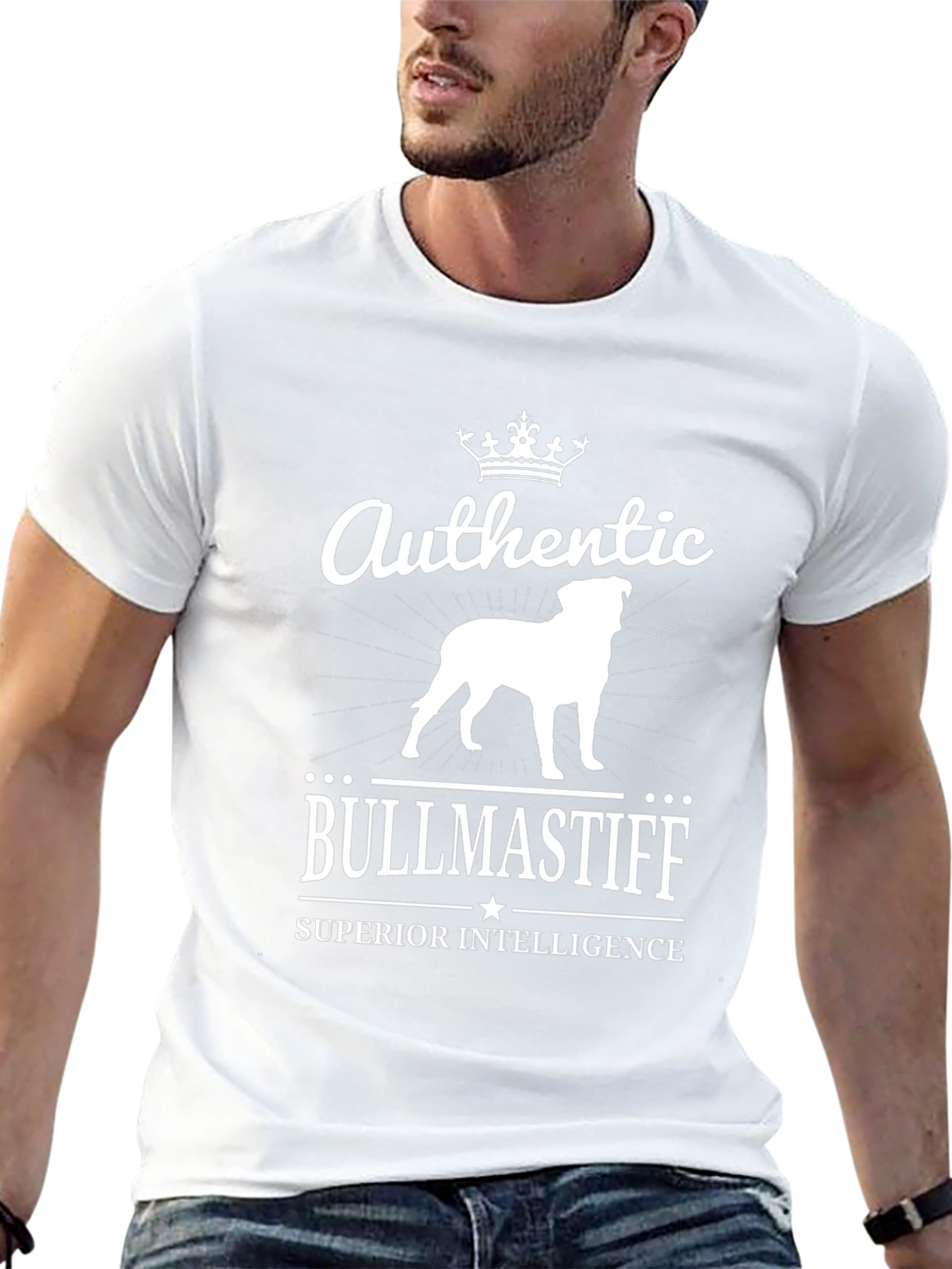 Authentic Bullmastiff T-Shirt - Superior Intelligence