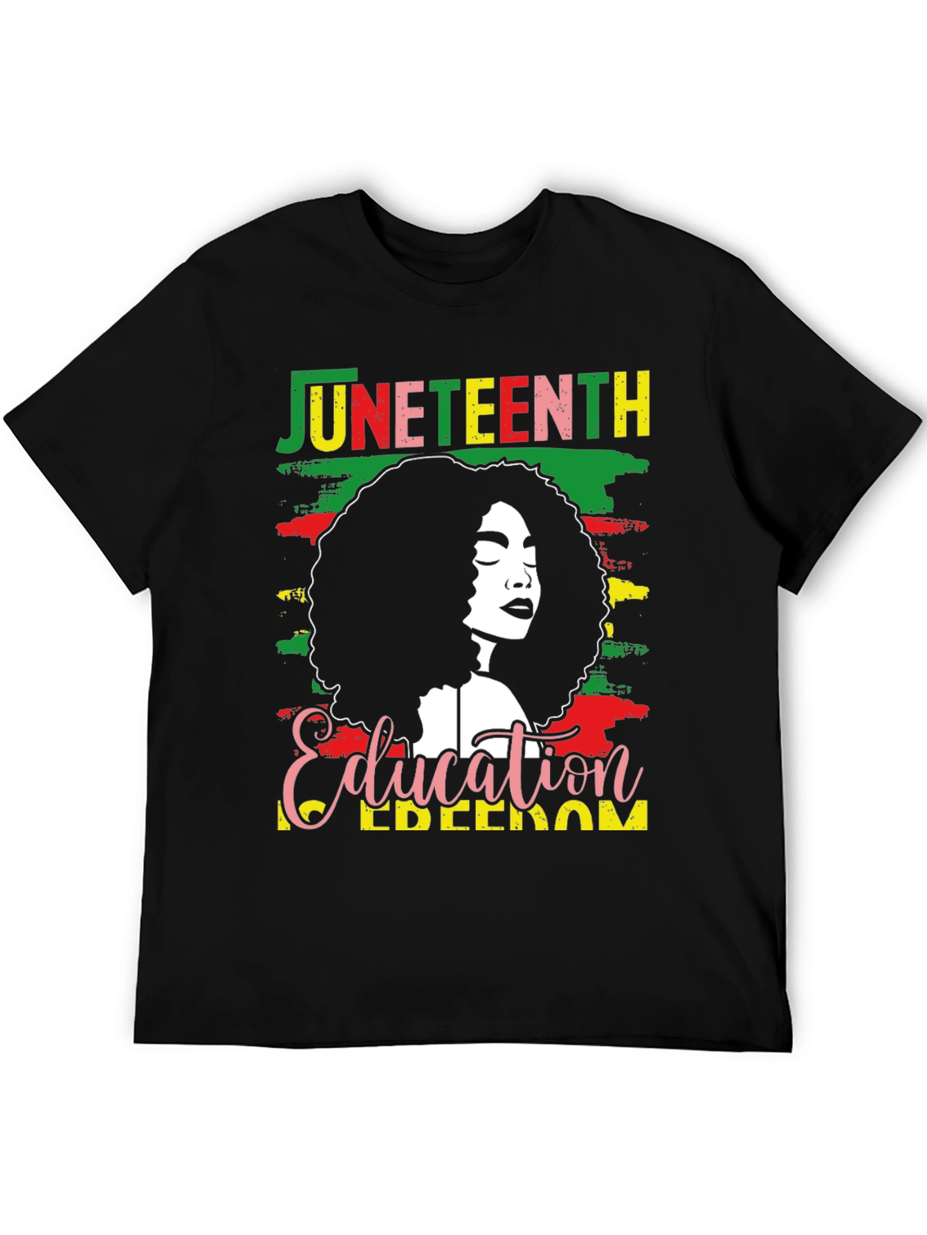 Juneteenth Education Freedom Graphic Tee
