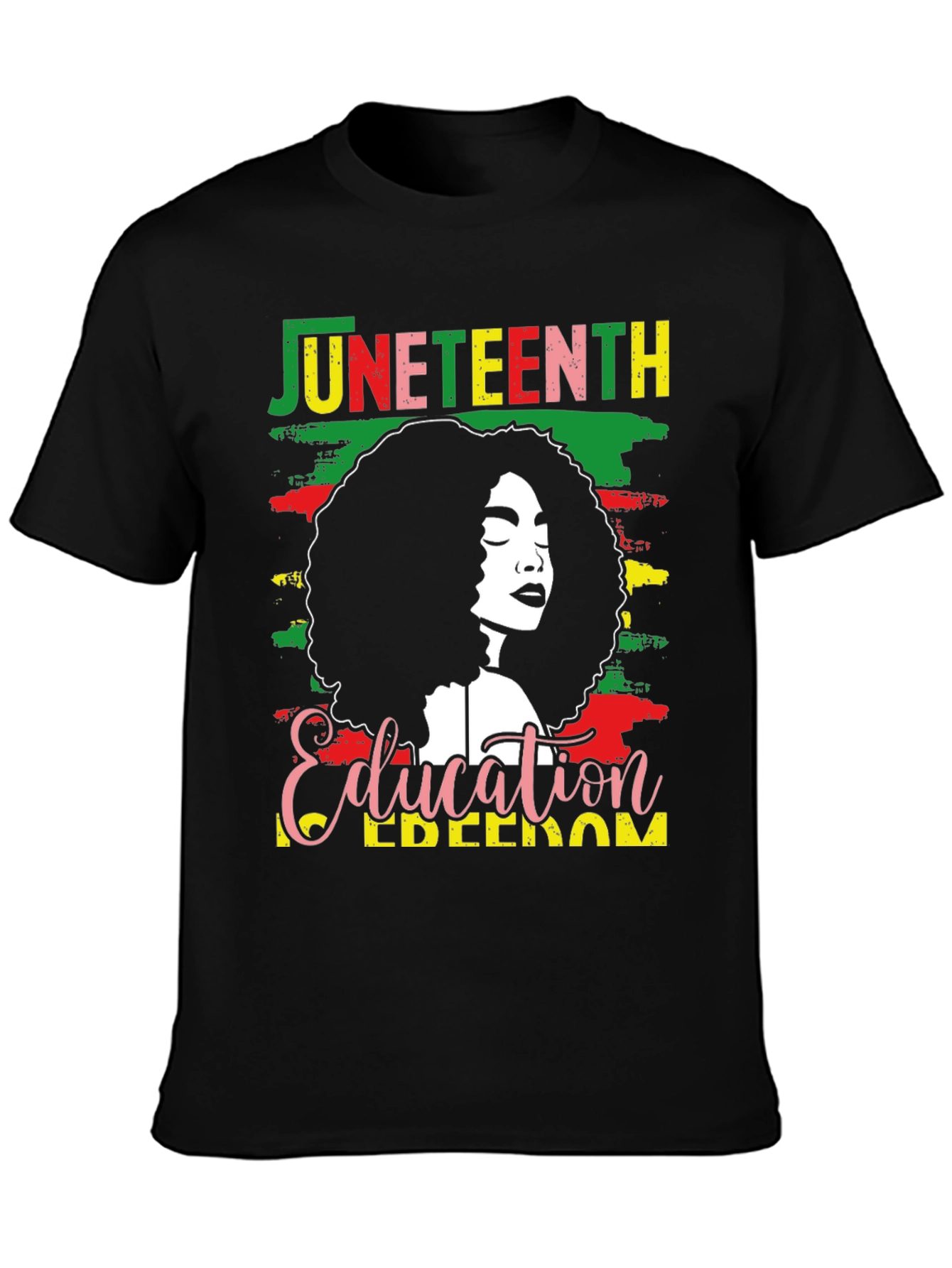 Juneteenth Education Freedom Graphic Tee