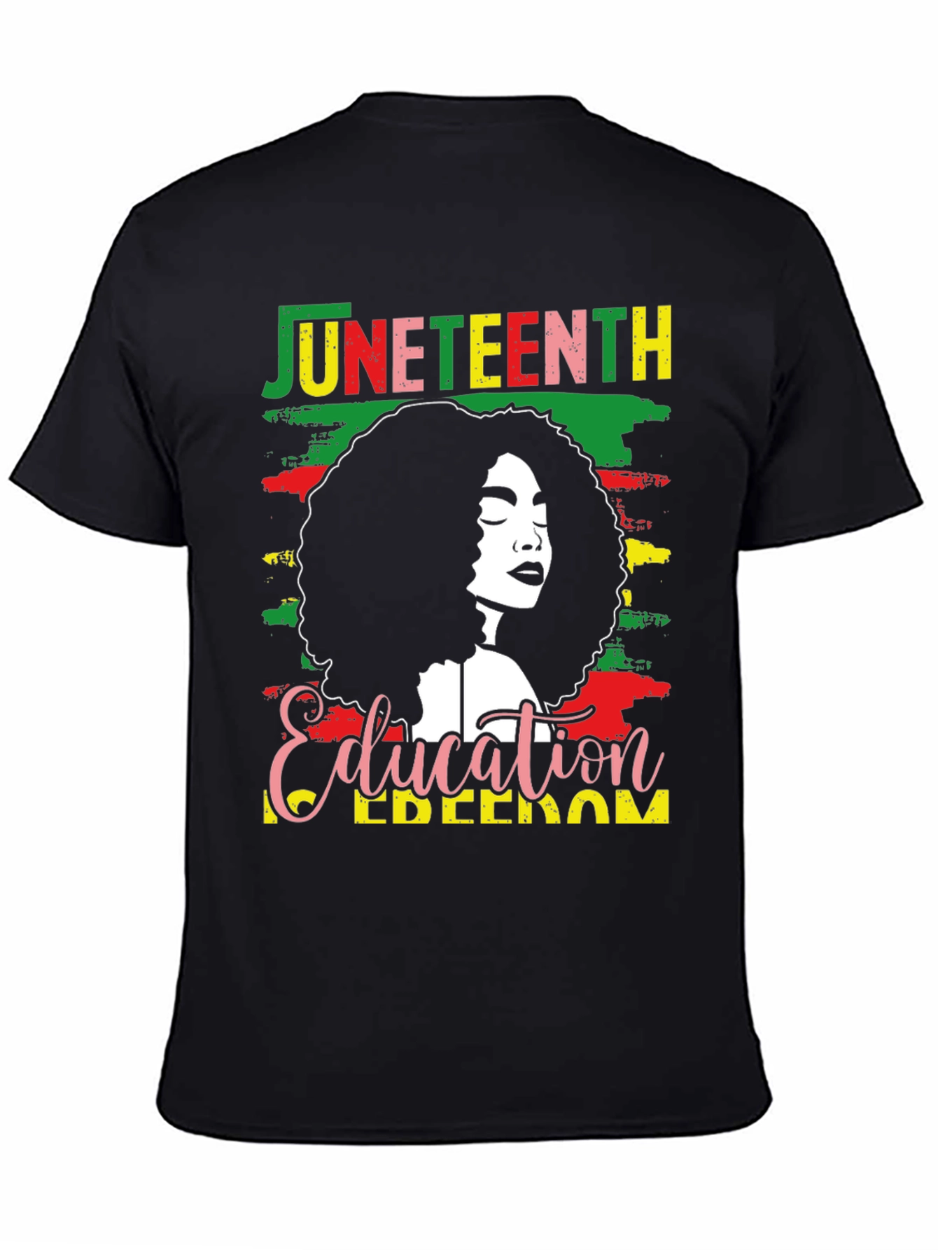 Juneteenth Education Freedom Graphic Tee