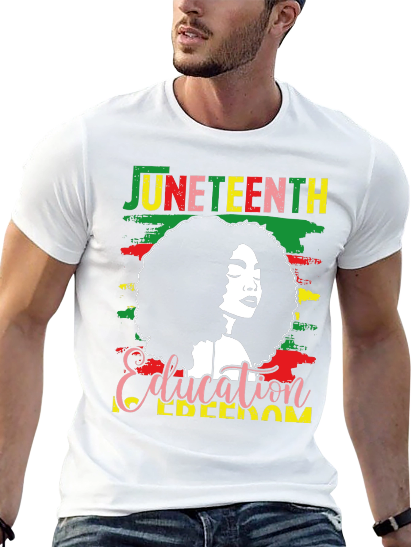 Juneteenth Education Freedom Graphic Tee