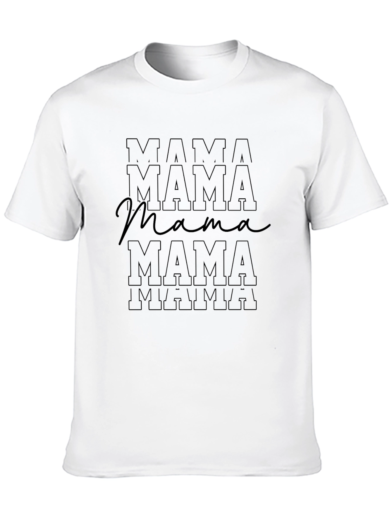 Mama Graphic Print Tee - Stylish Comfort