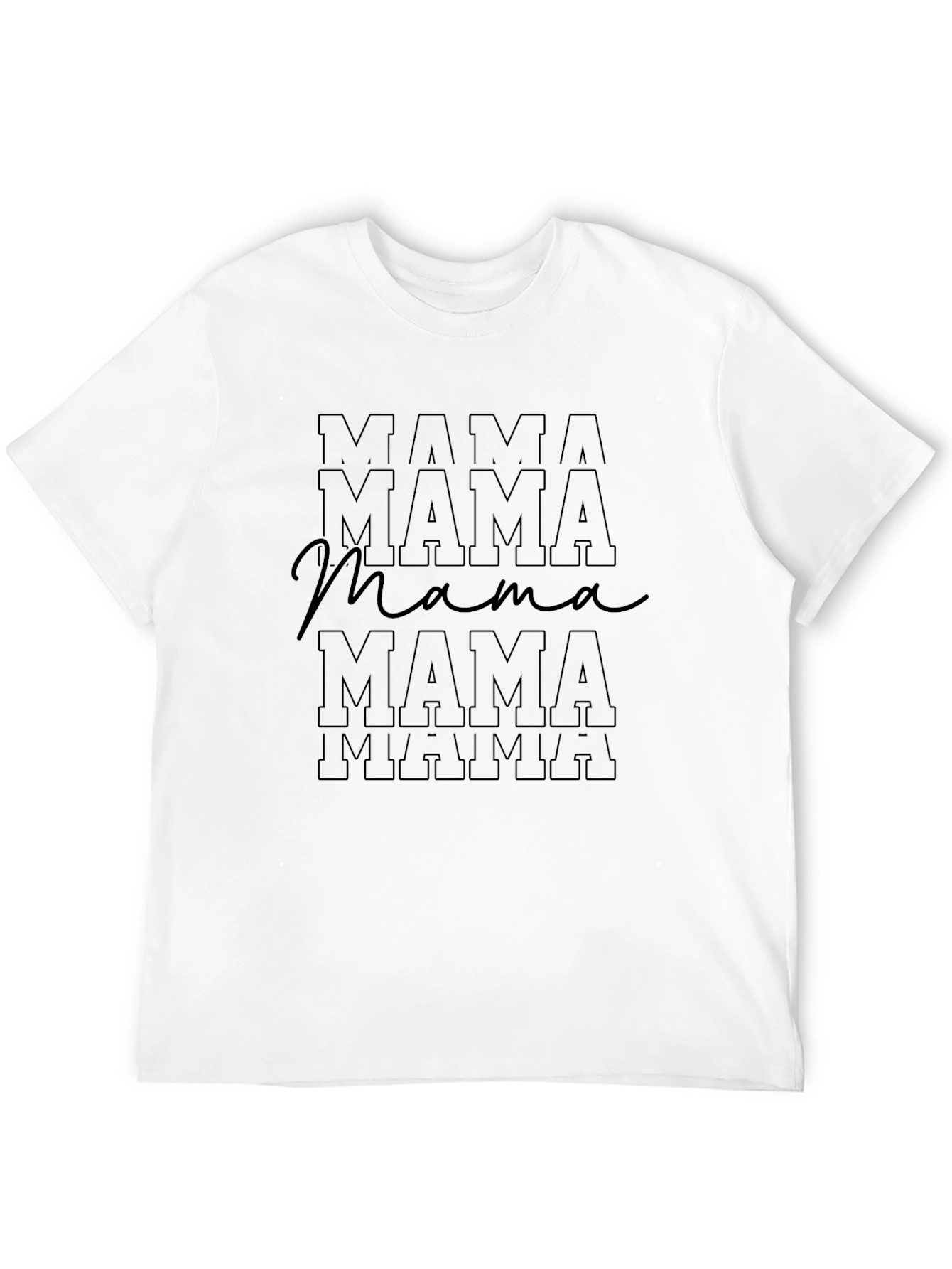 Mama Graphic Print Tee - Stylish Comfort