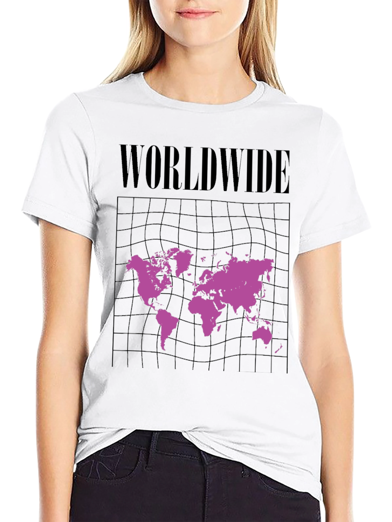 Worldwide Graphic Tee - Black
