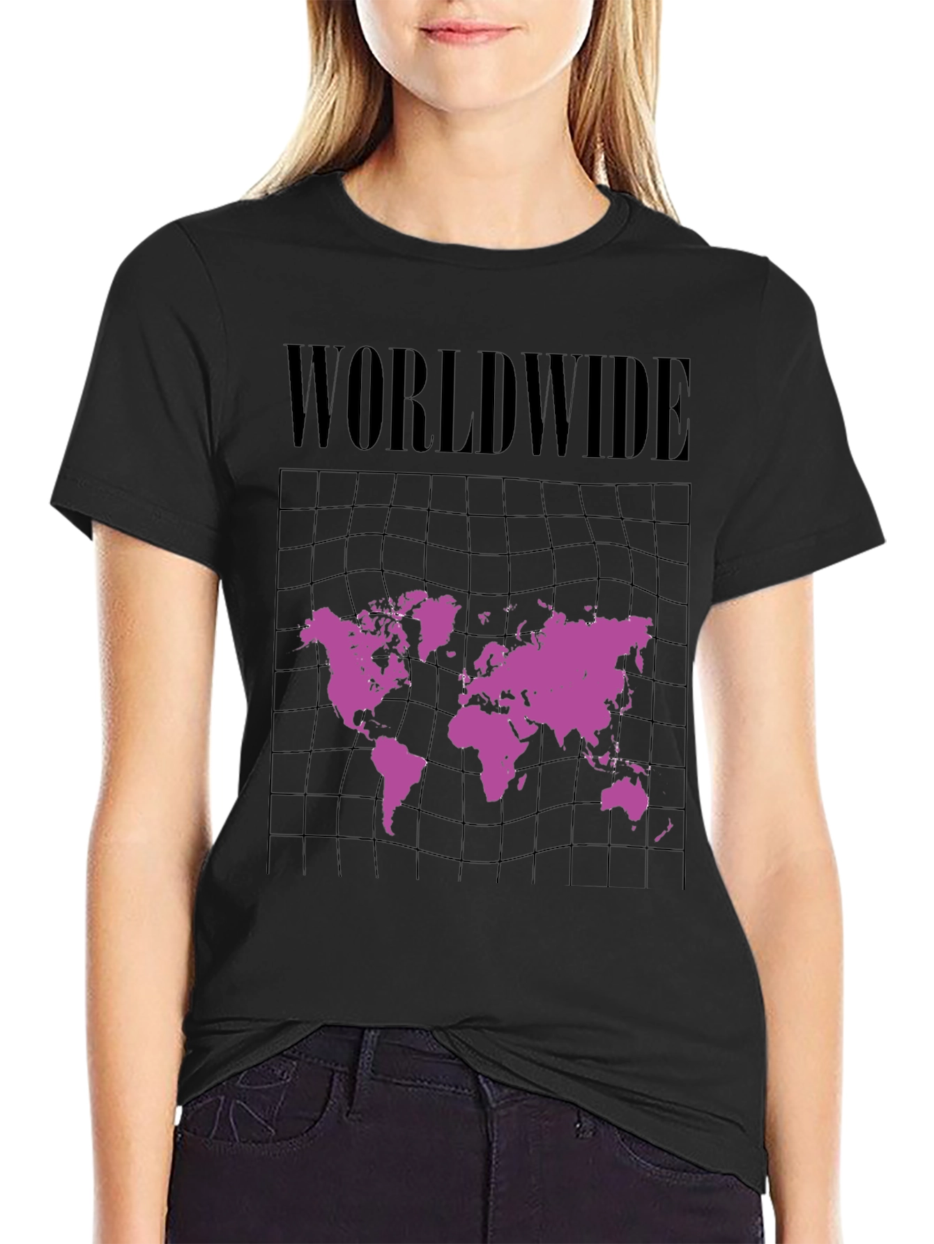 Worldwide Graphic Tee - Black
