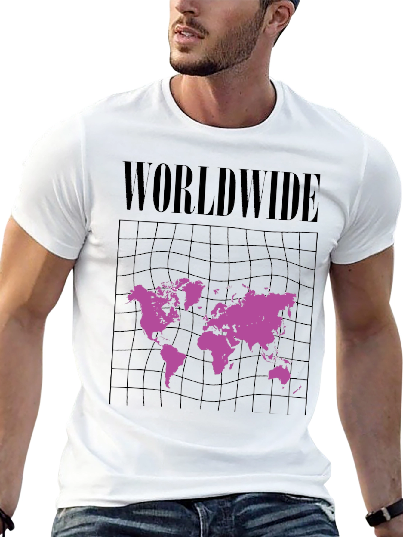 Worldwide Graphic Tee - Black
